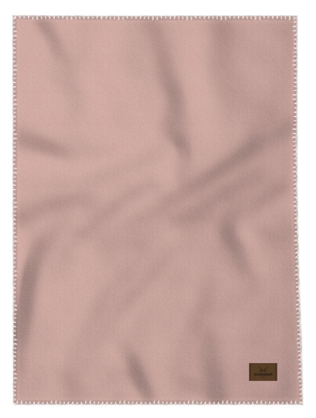 Sansibar Sylt Wohndecke Rose Kuscheldecke aus Polar Fleece
