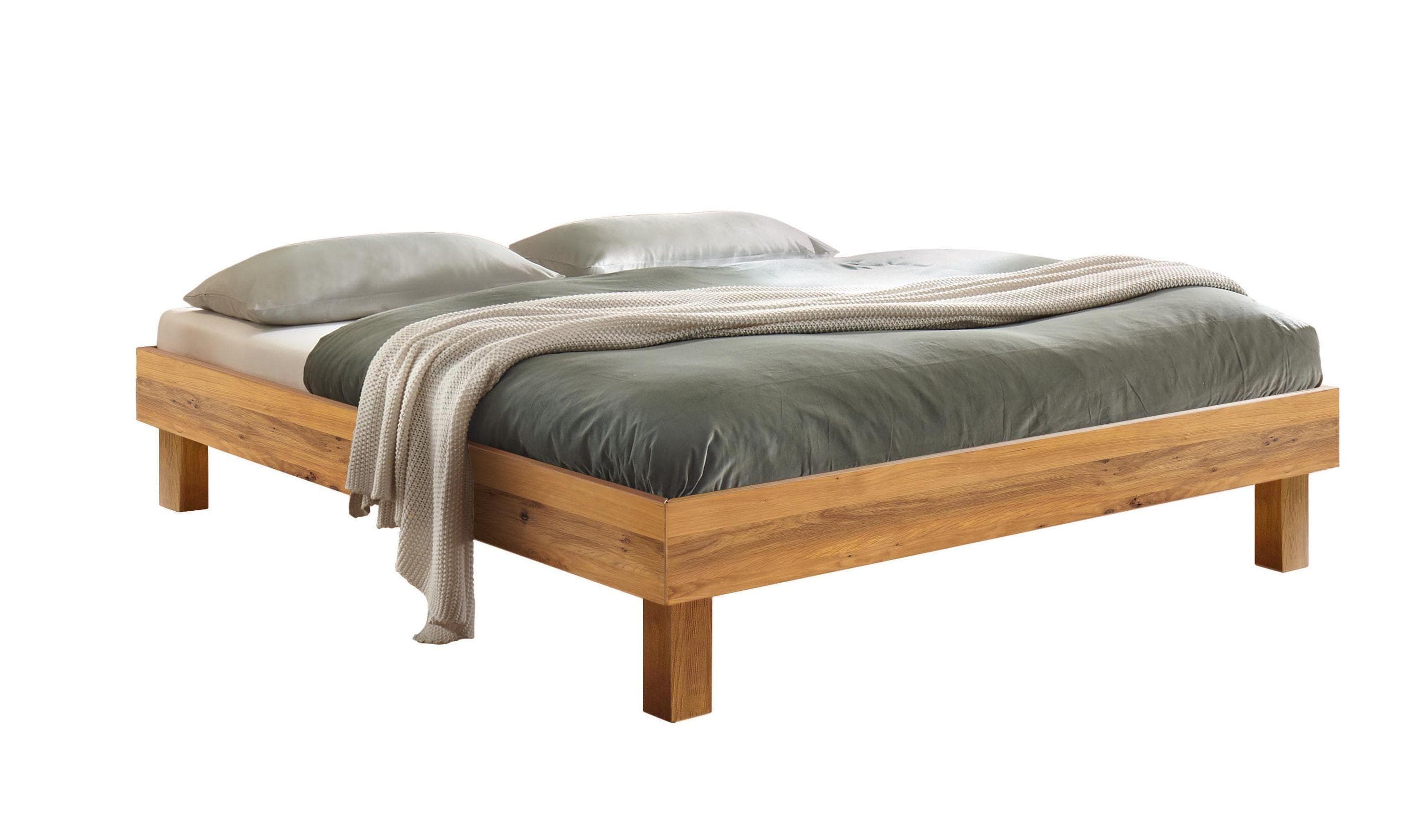 HASENA Rapallo Massivholzbett - Stilvolles Design aus Wildeiche