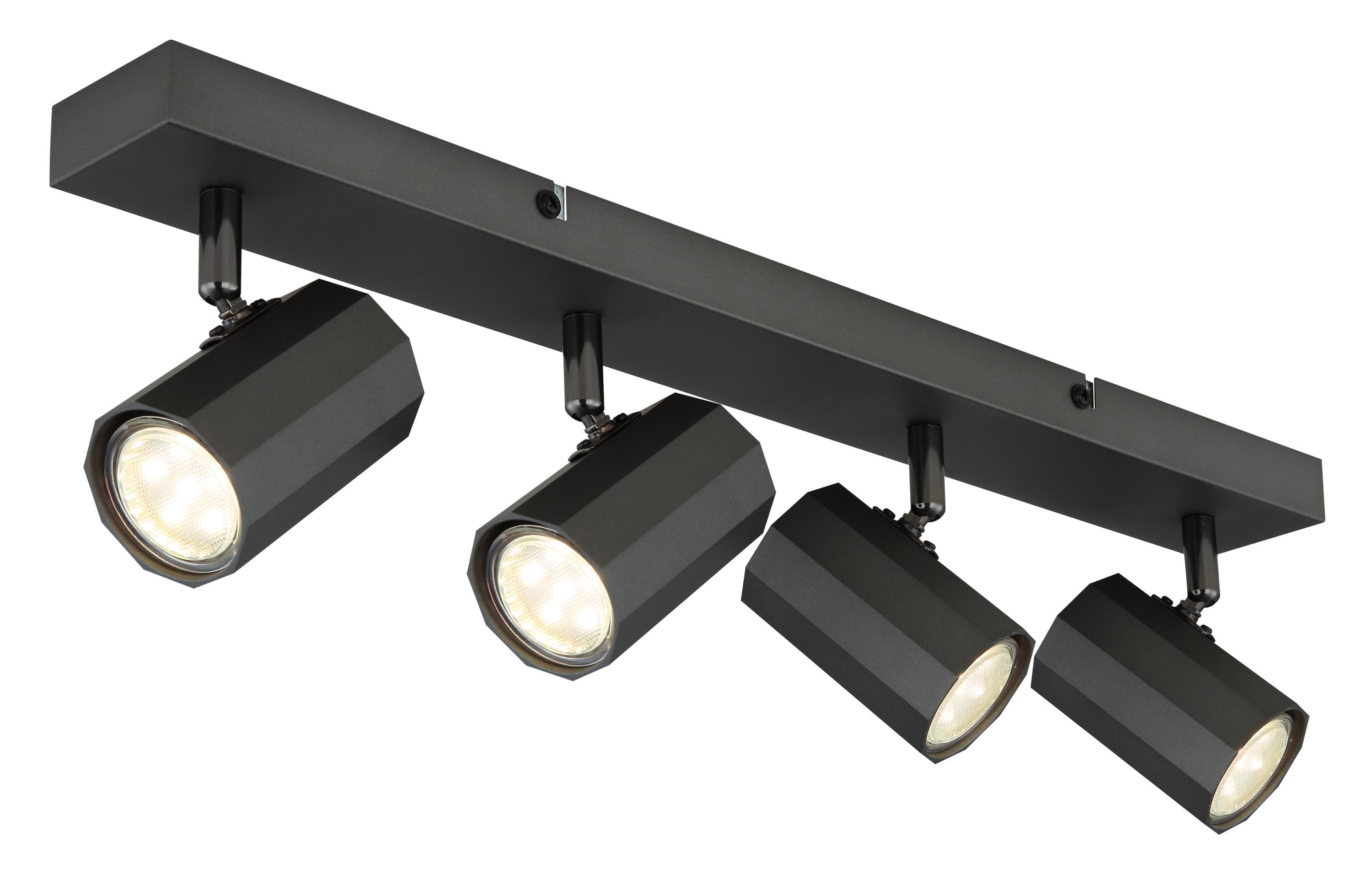 GLOBO LIGHTING Strahler Metall Grau LED Deckenlampe Verstellbar