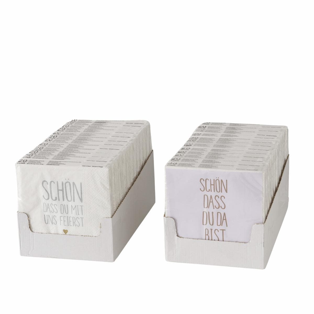 Servietten SCHÖN 20 teilig Bunt