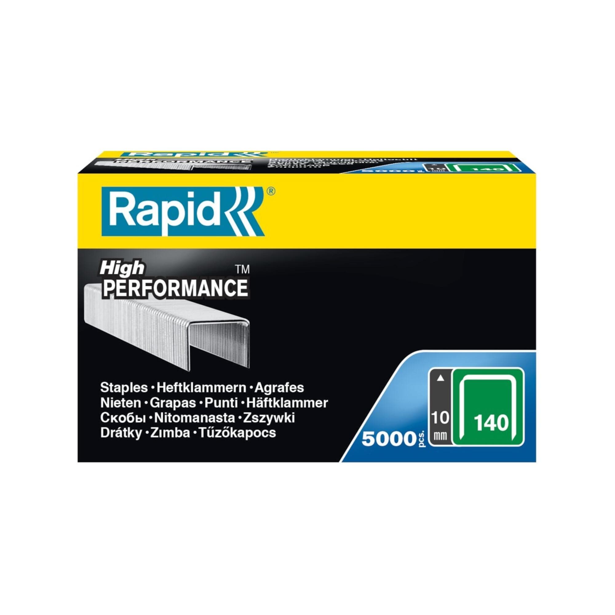 Rapid Heftklammer 140/10 L 004 Pack 5000 Stück Isaberg Typ 140