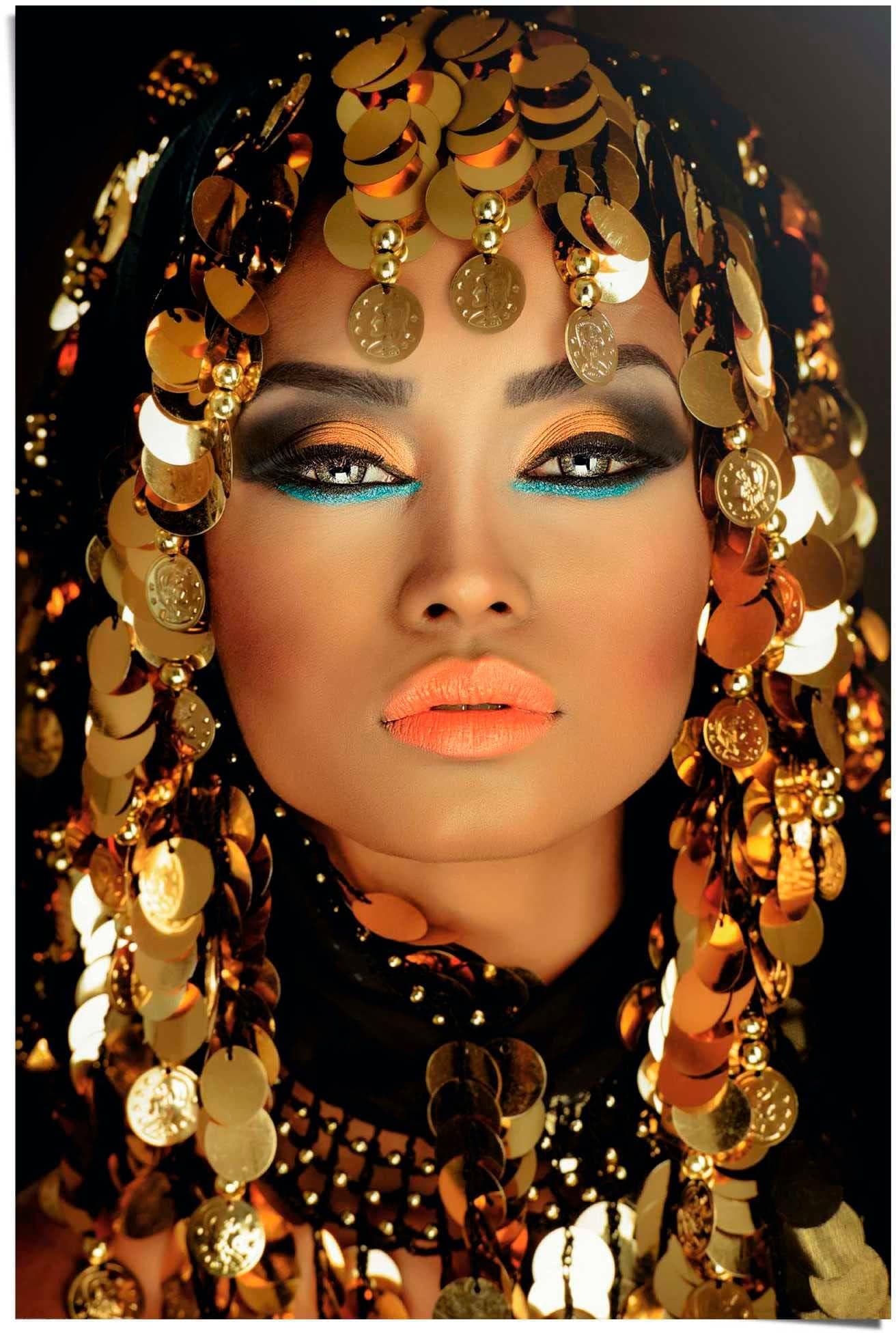 Poster REINDERS Arabische Prinzessin Gold