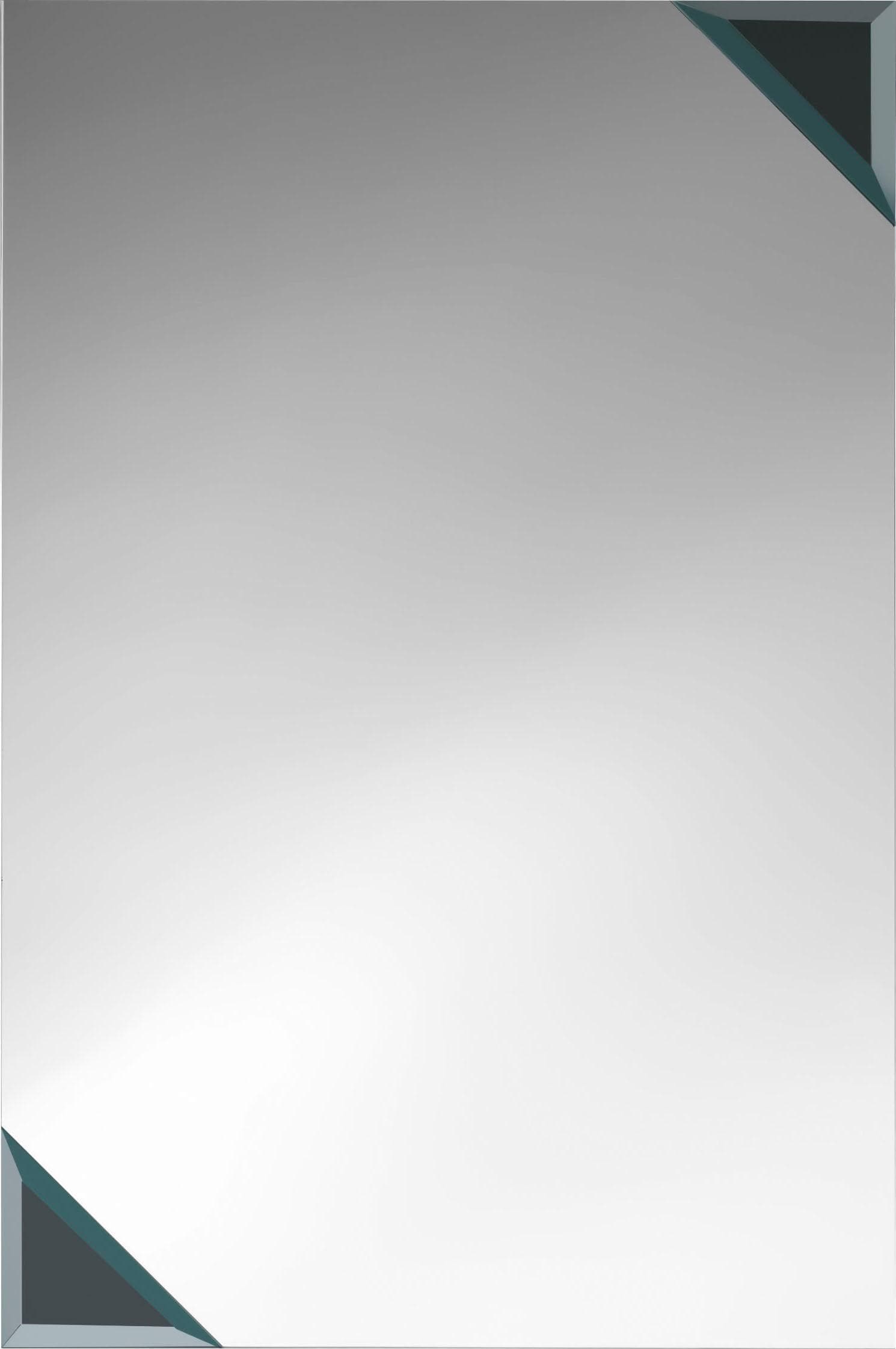 Badspiegel JOKEY Charly Silber Dekorative Rahmenoptik Spiegelglas 40x60