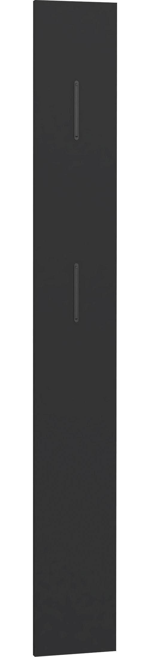 Schwarzes Garderobenpaneel - Elegante Wandgestaltung