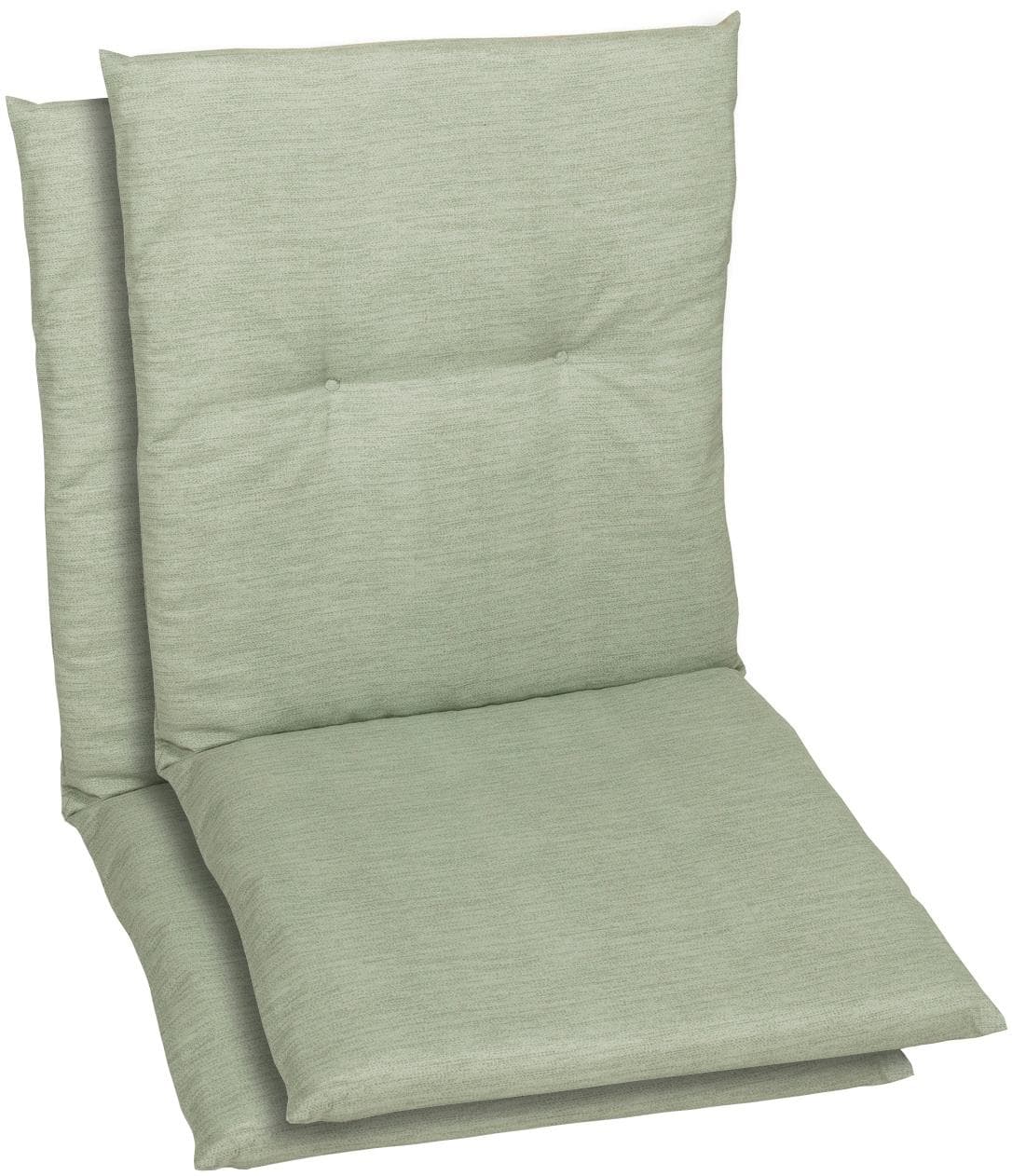 GO-DE Sitzauflage Spar-Set (2 St) - Hochwertige Schaumstofffüllung für Gartenstühle