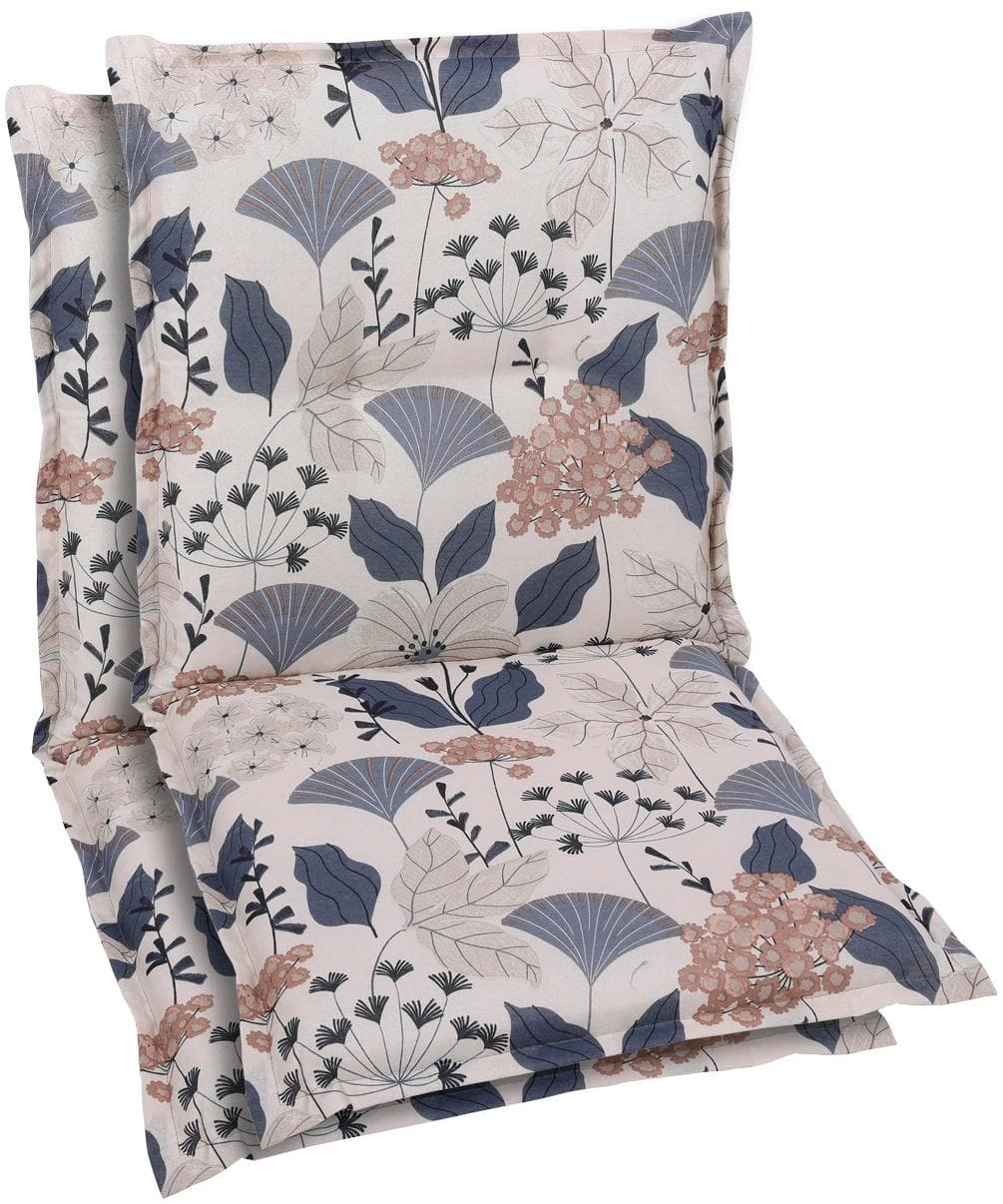 GO-DE Sitzauflage Blau Spar-Set 2er