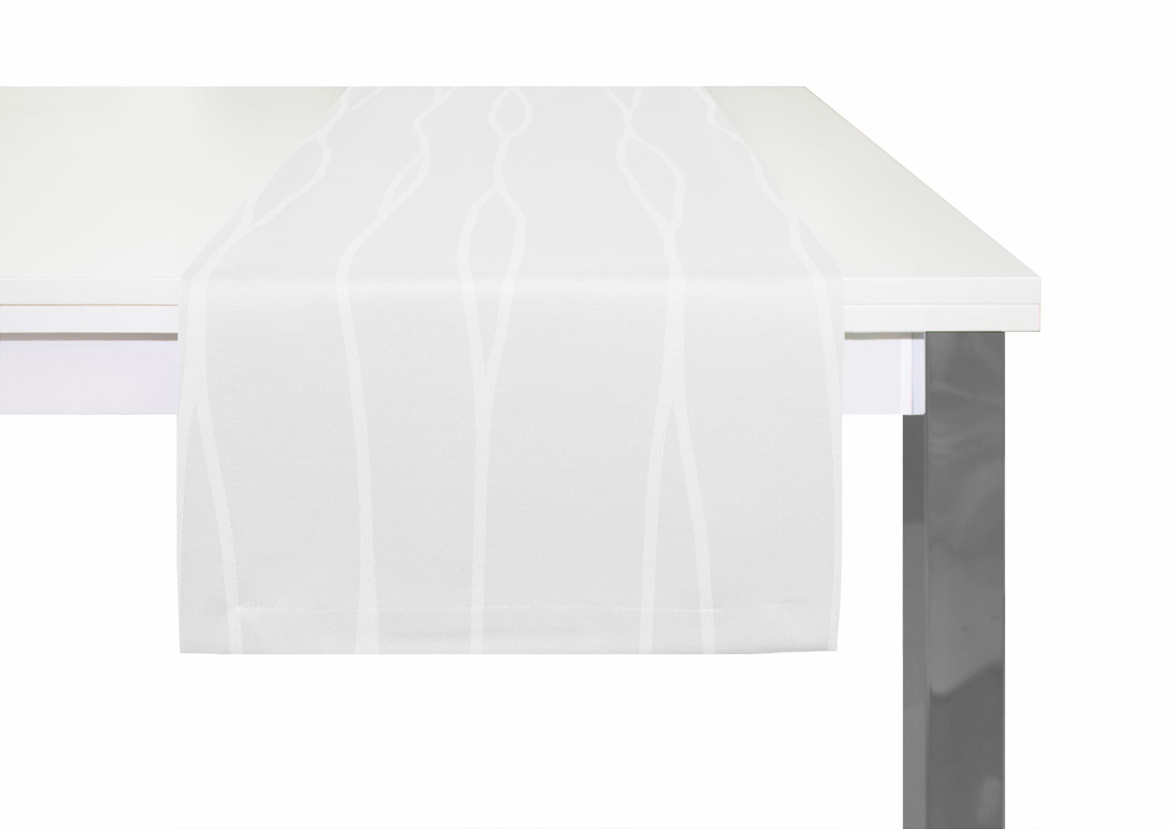 Wirth Tischläufer Dallas - Glatte Oberfläche, Gemustert in Dezenten Pastelltönen