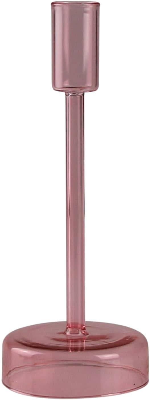 Kerzenständer AM DESIGN Rosé Glas Kerzenhalter