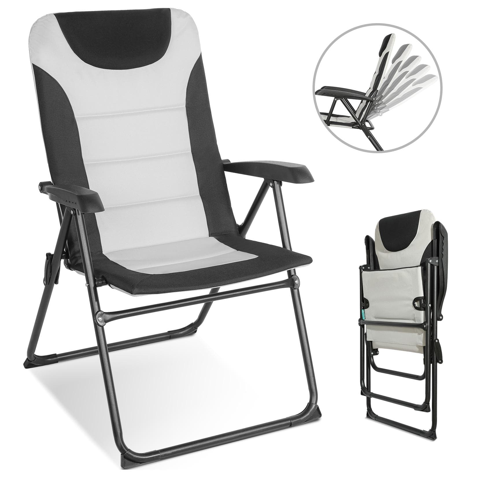 HOMECALL Campingstuhl - Verstellbarer Klappstuhl für Outdoor & Garten