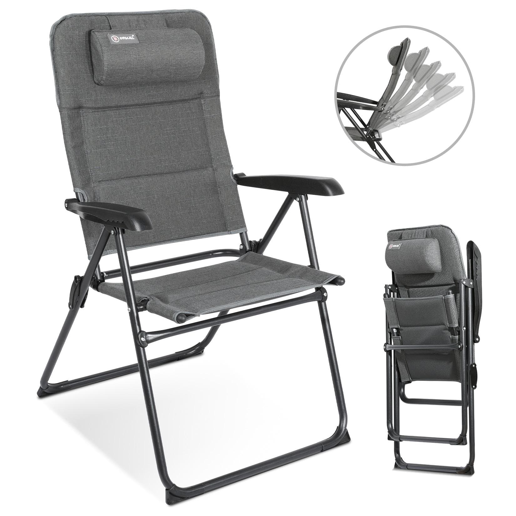 HOMECALL Campingstuhl: UV-beständiger Faltsessel für Outdoor & Garten