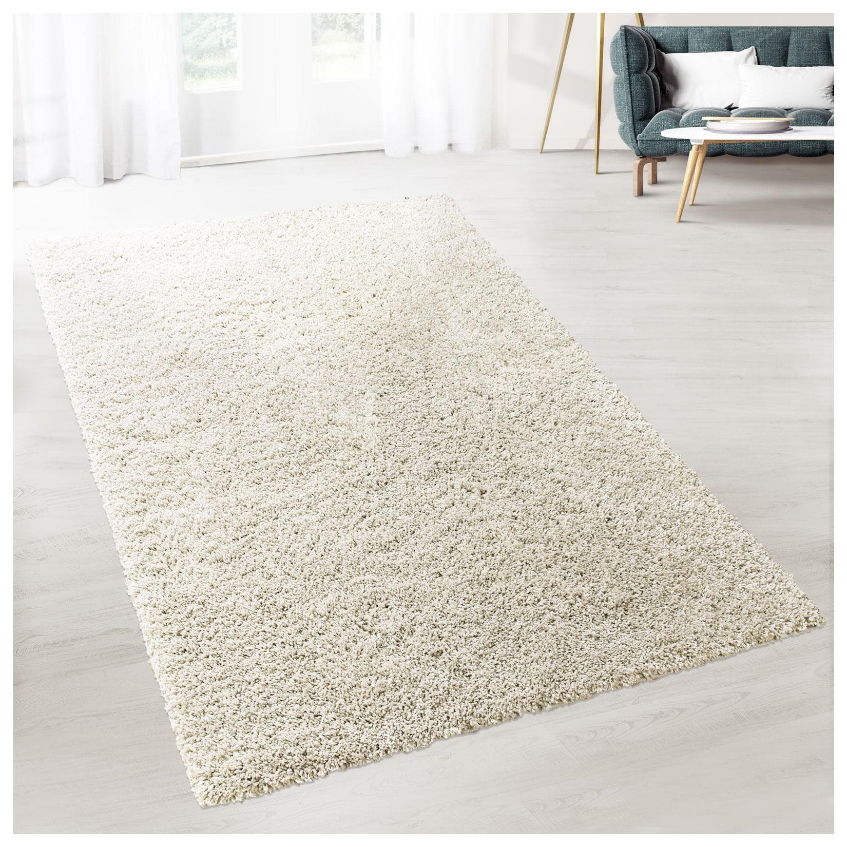 floordirekt Shaggy-Teppich Prestige Ivory Hochflor