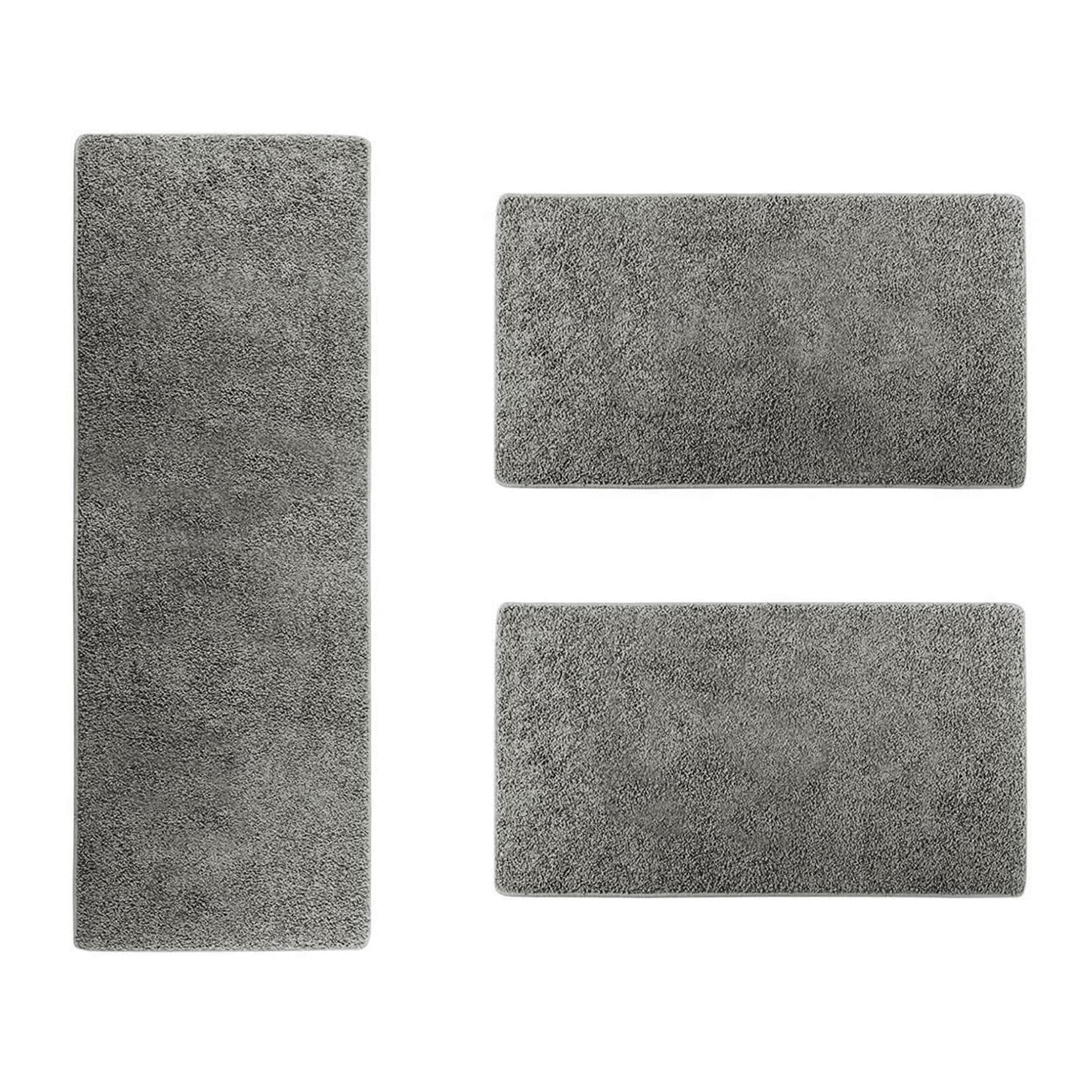 Floordirekt Barcelona Shaggy Bettumrandung - Hochflor Teppichläufer