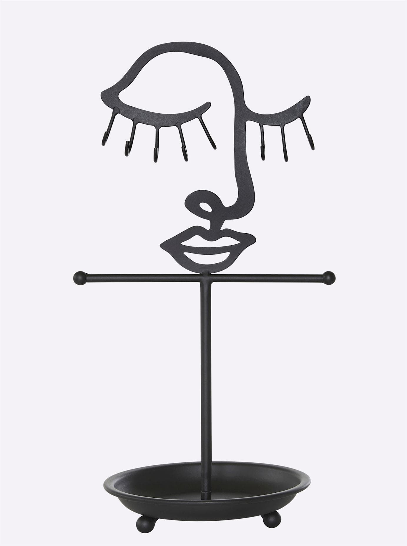 Badaccessoire-Set HEINE HOME, Schwarz, Chrom, Badaccessoires-Sets