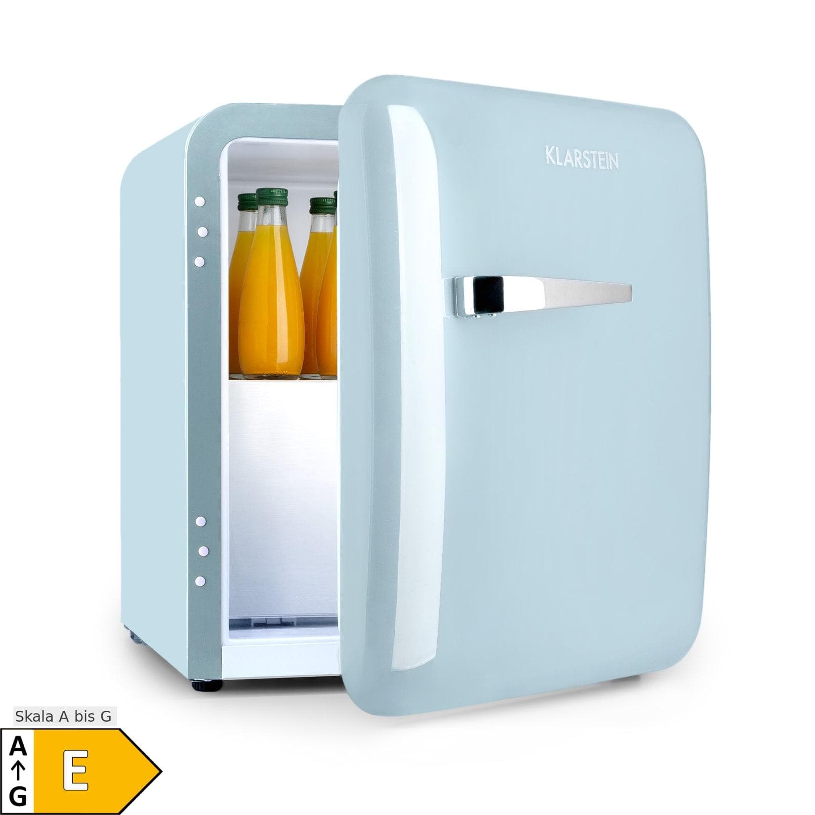 Audrey Mini 2in1 Kühlschrank 37 Liter Pastellblau mit Gefrierfach