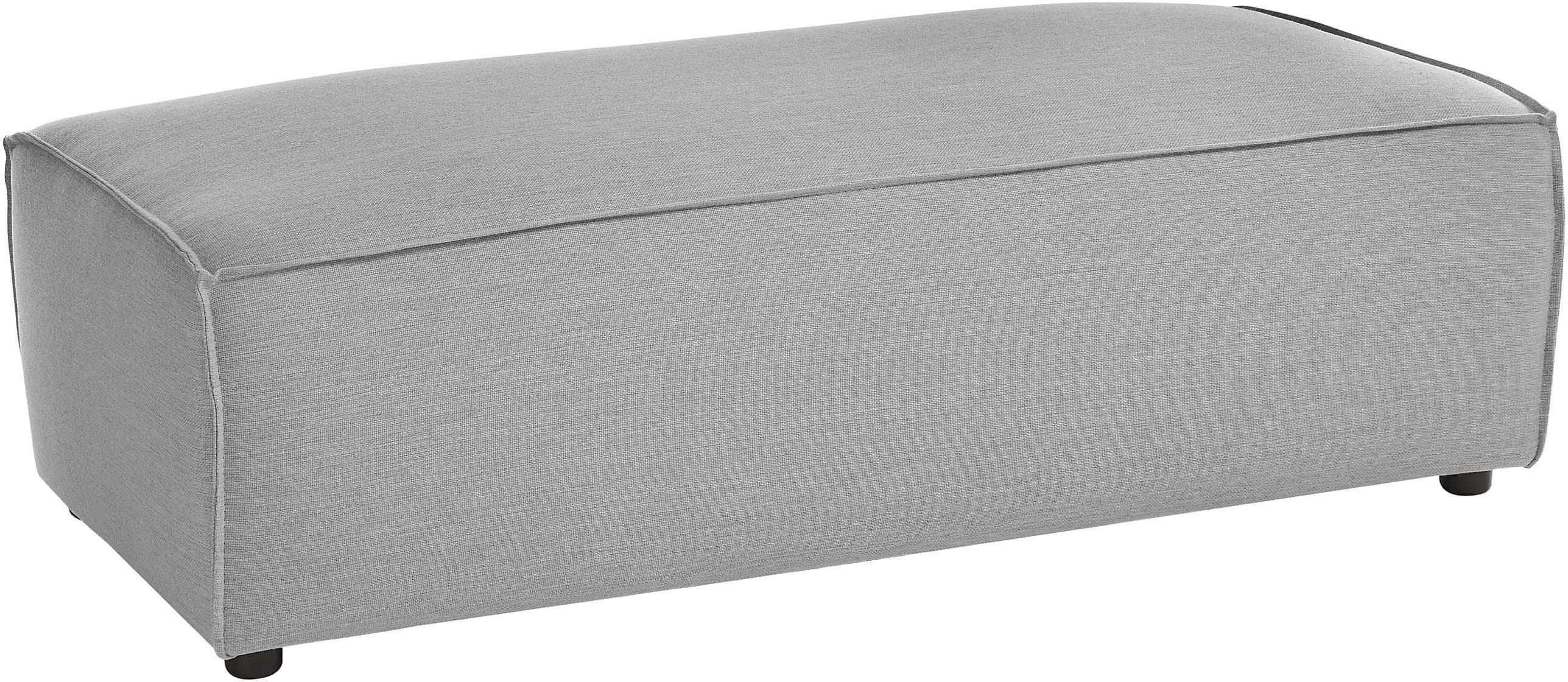 Home Affaire Sherwood XXL Hocker: Bequem & Modern in Cord & Webstoff