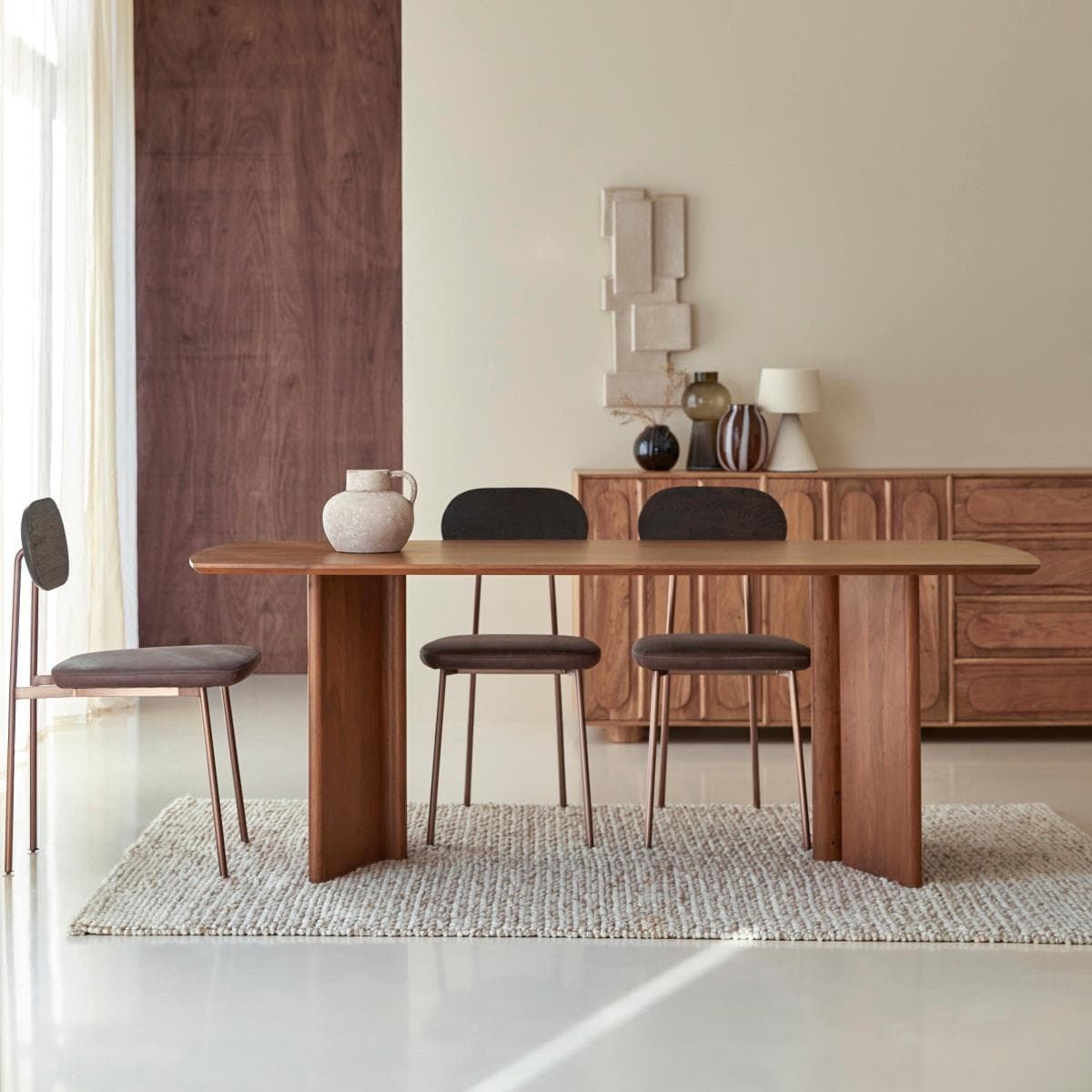 Tikamoon Couchtisch Suzanne 200x90 Akazienholz