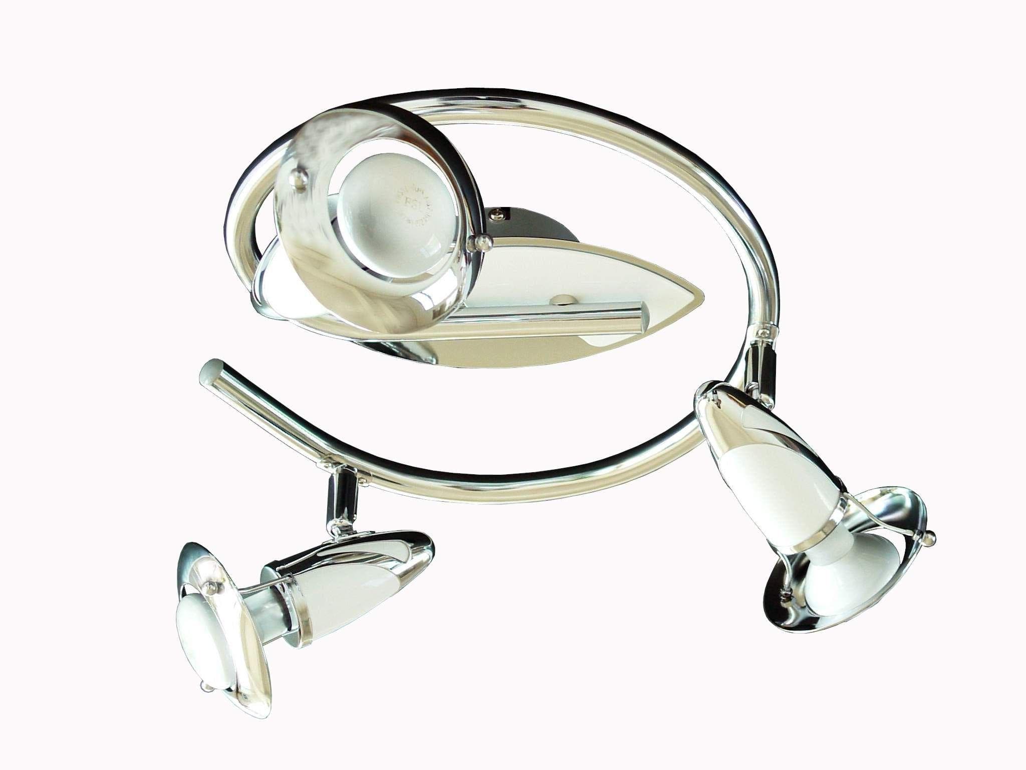 GLOBO LIGHTING Deckenspot Silber Chrom Metall Beweglich