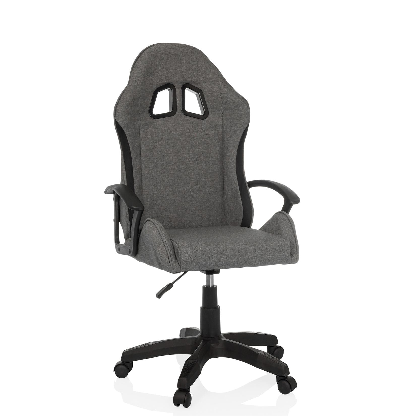MyBuero Gamingstuhl GAMEBREAKER W01 Stoff Ergonomisch mit Lordosenkissen