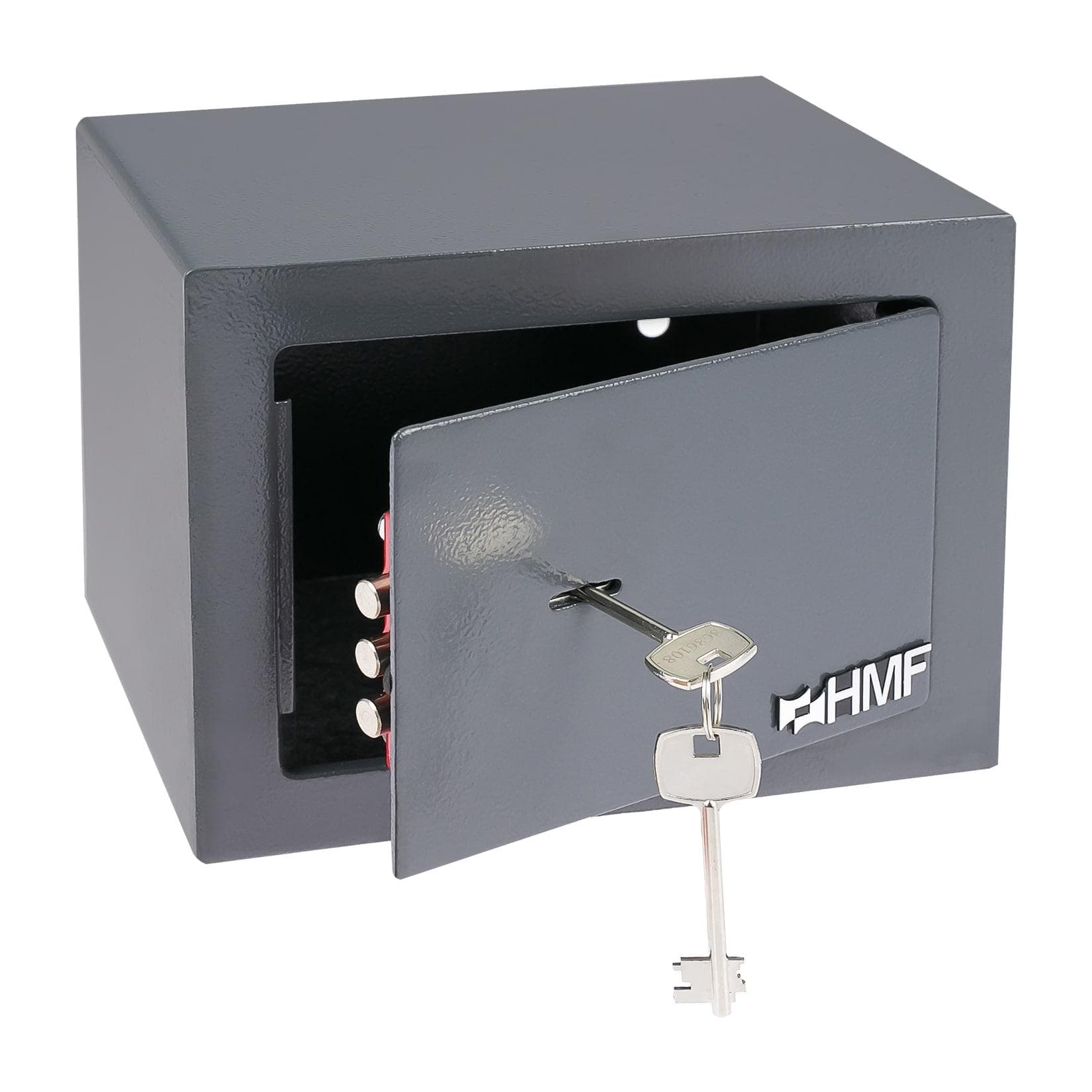 HMF Möbeltresor mit Schlüssel Anthrazit Kompakt