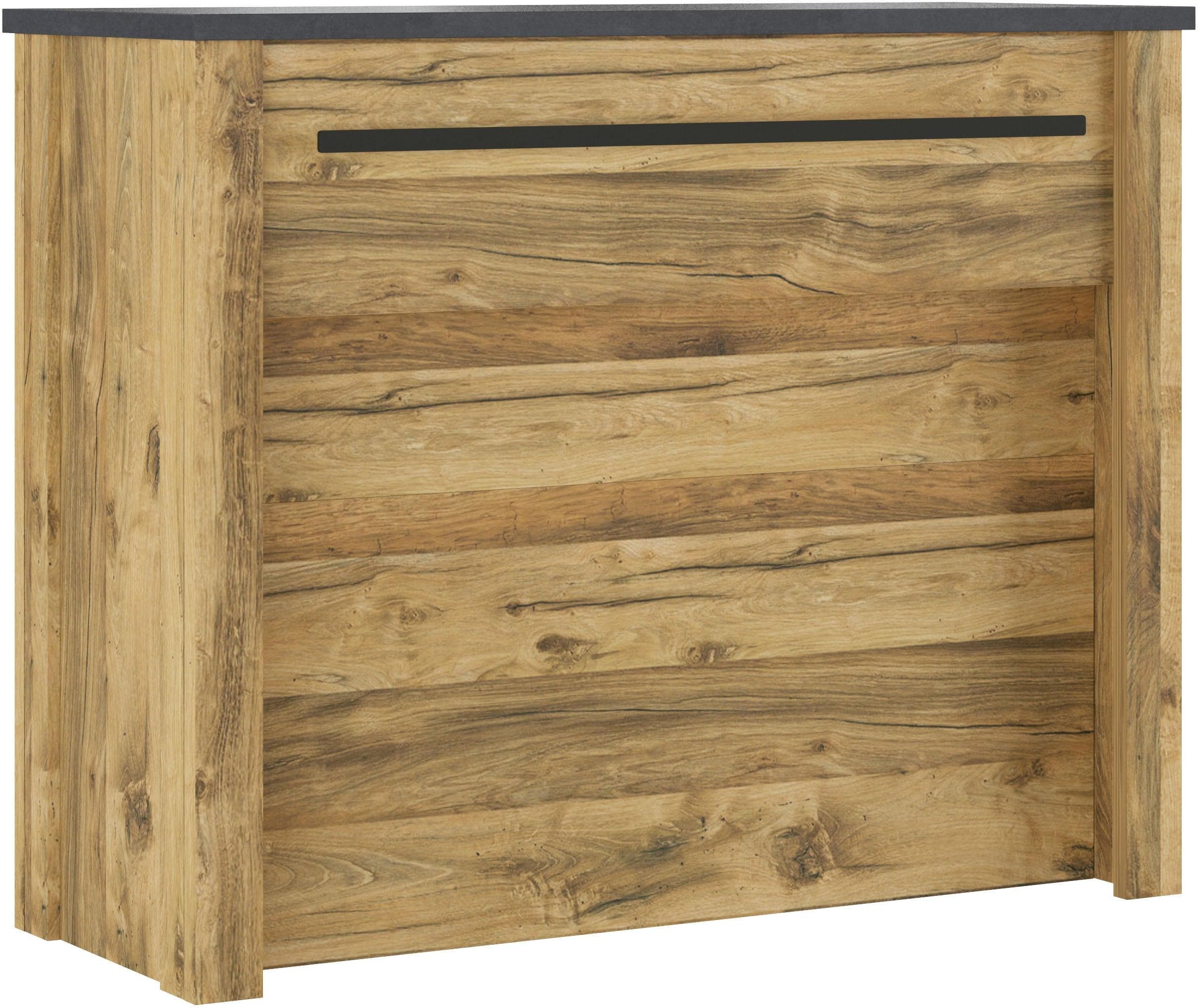 Barschrank HOME AFFAIRE York Industrialdesign 130 cm