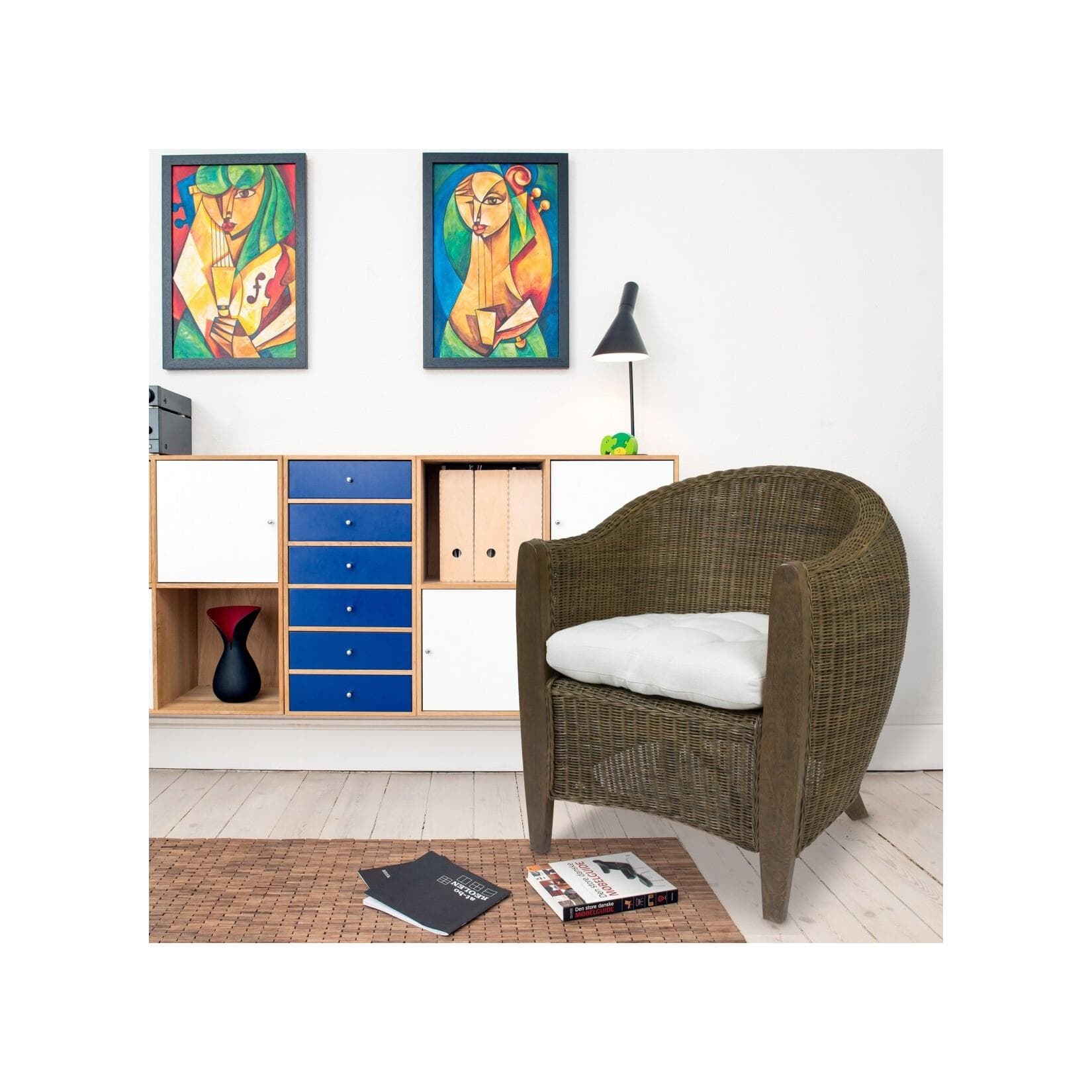 Bari Korbsessel - Gemütlicher Loungesitz aus Rattan