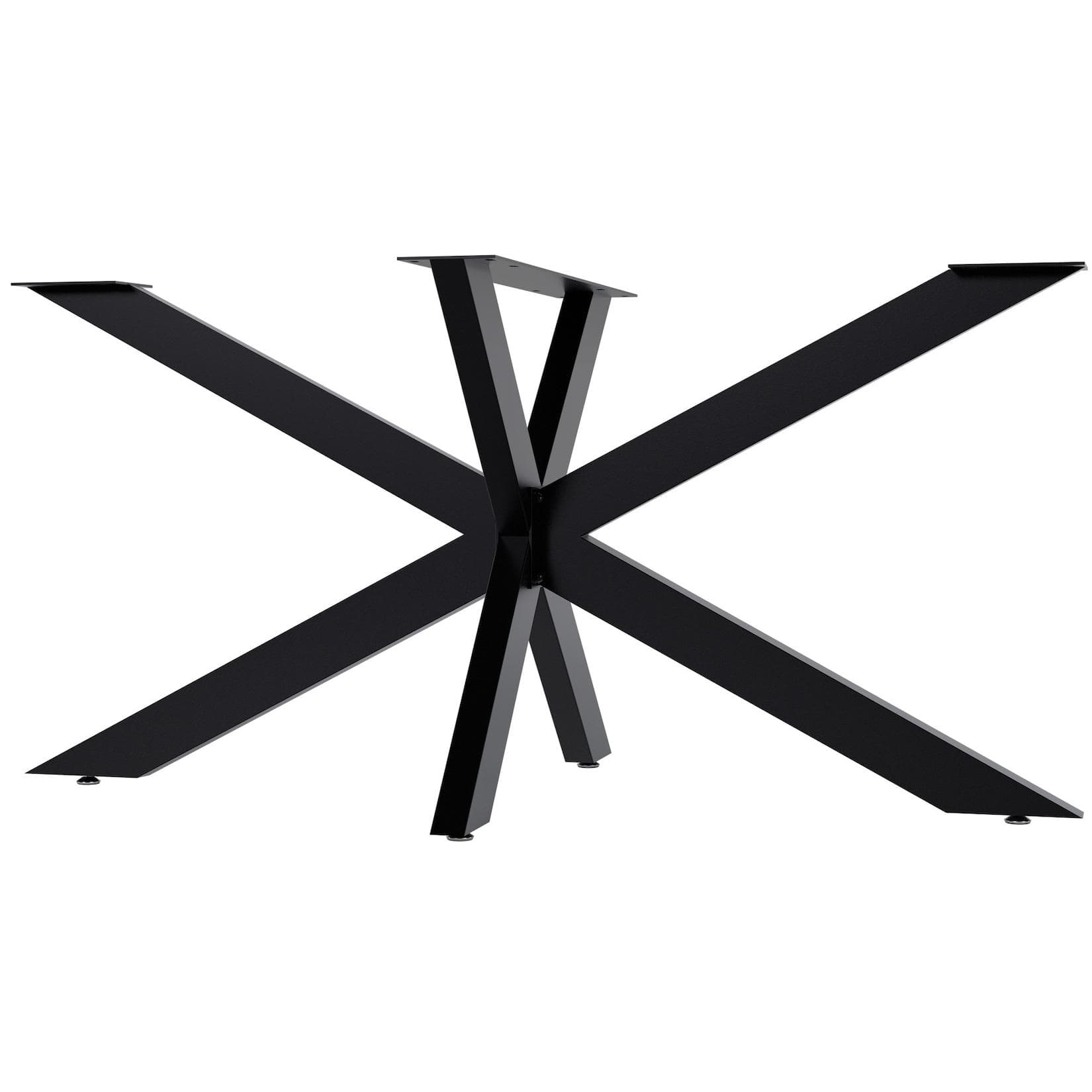 CLP Tischbeine Hardwick Schwarz Sternförmig DIY Tischkufen