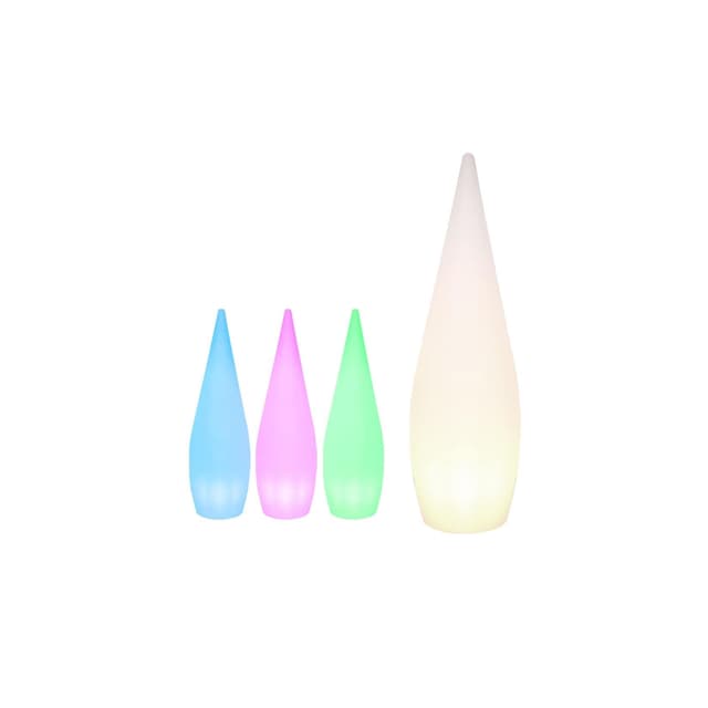 GLOBO LIGHTING Pollerleuchte RGB LED Außenlampe Warmweiß Dimmbar Terrassenlampe