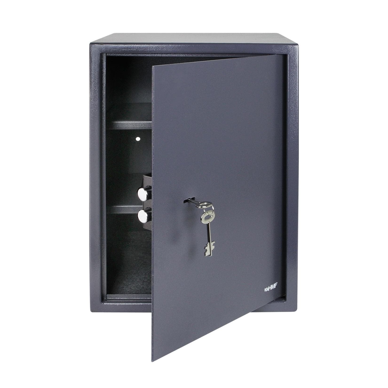 HMF Möbeltresor mit Doppelbartschloss, Anthrazit