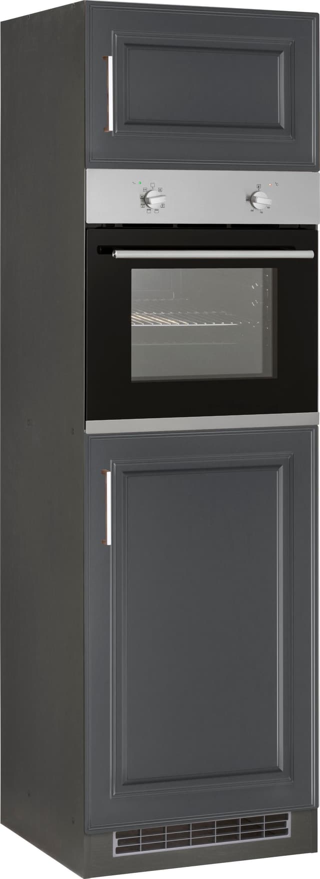 Hochwertiger Backofen/Kühlschrank mit MDF-Front