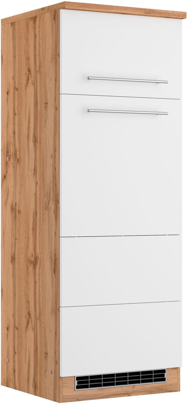 Edelstahlkühlschrank mit Gestifteten Fronten