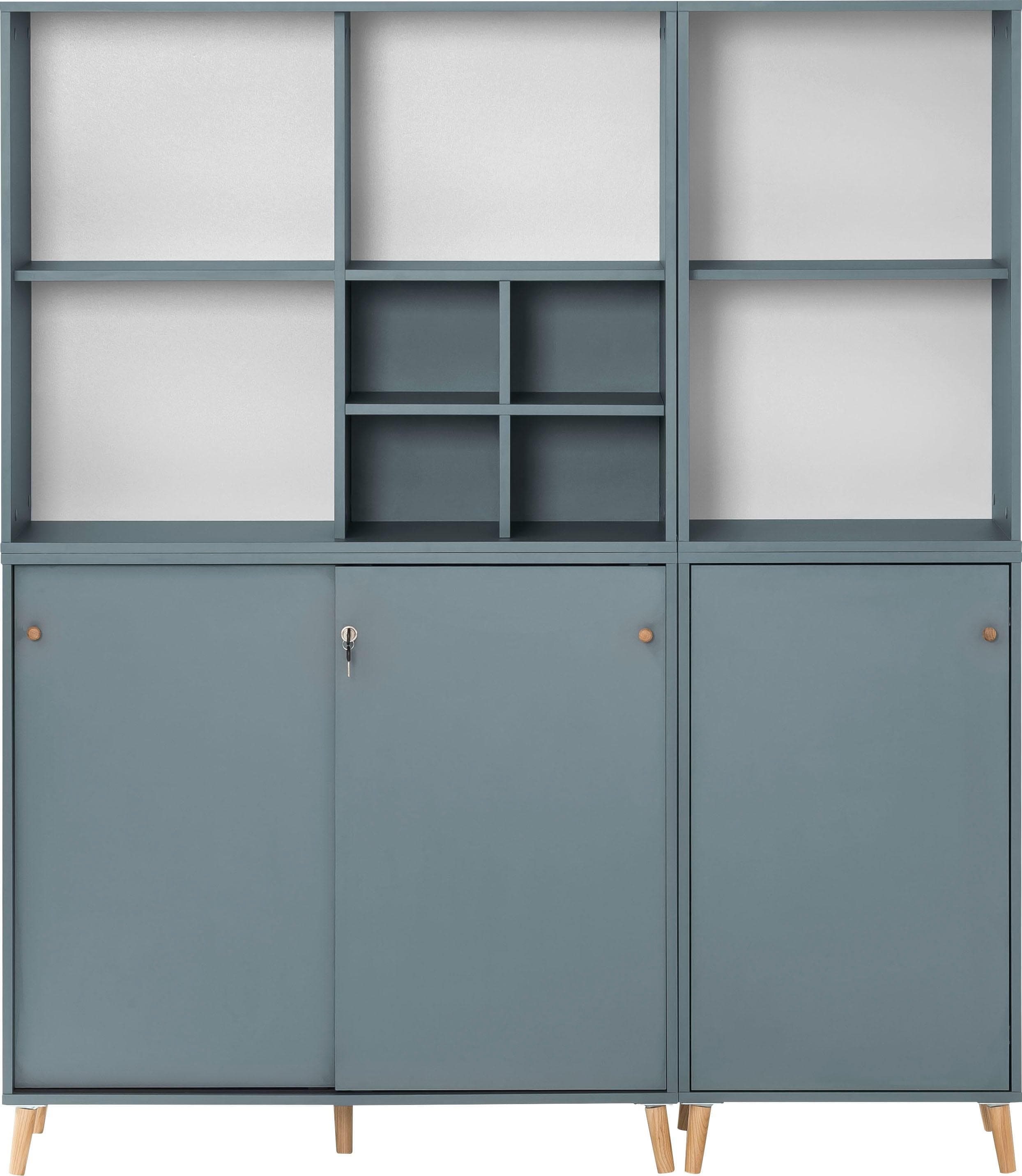 Büromöbel-Set Serie 500: Regale, Schränke & Regalkreuz