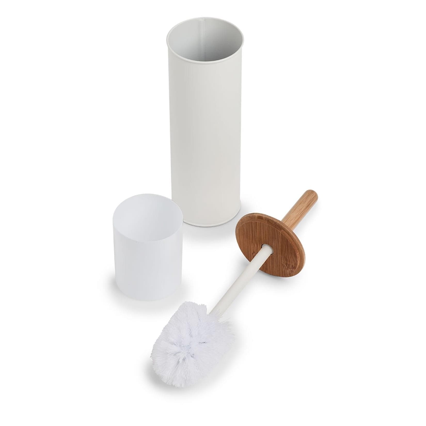 HTI-Living WC-Bürste Scandi Look mit Wassertropfen-Auffangbehälter