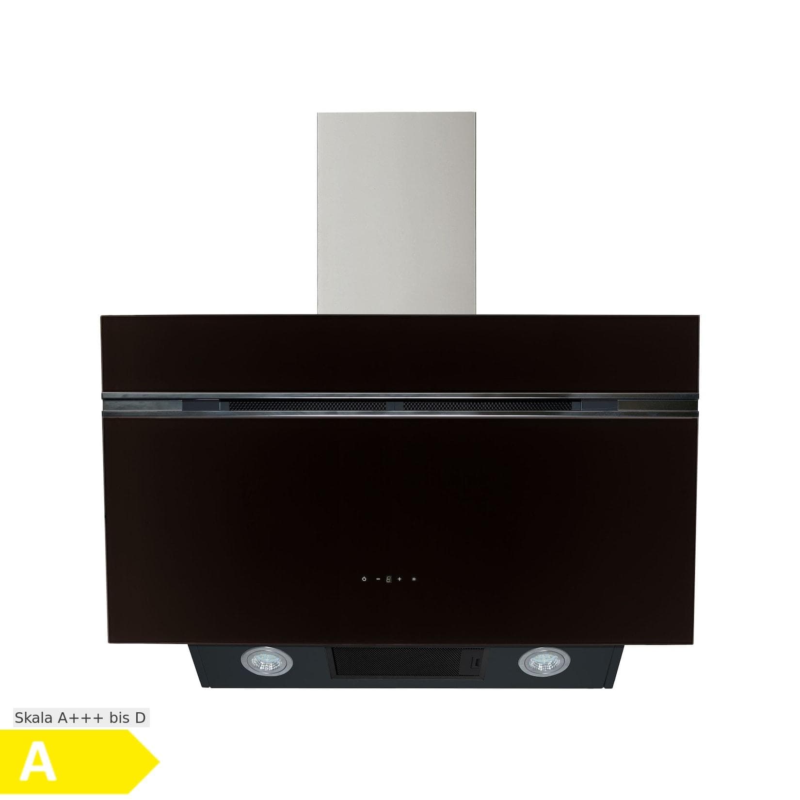 Wolkenstein Kopffreihaube SL S5-80 ABTZ 80 cm Schwarz Dunstabzugshaube