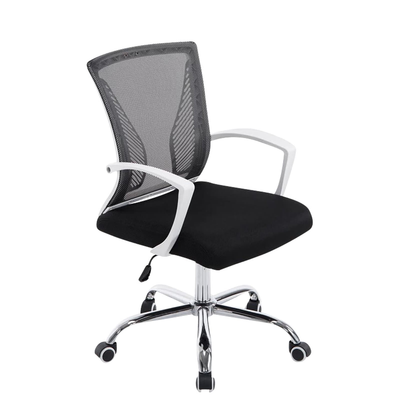 TPFLiving Bürostuhl Trail Two Hellgrau atmungsaktiv Netzbezug