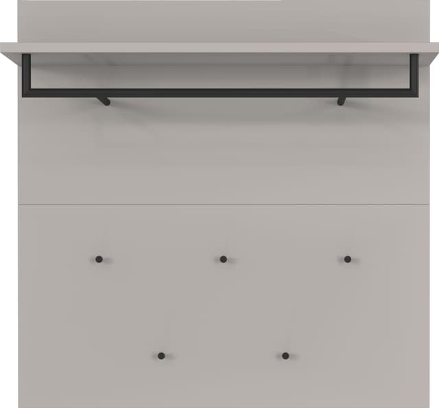 Garderobe Bastia mit Ablage, Stange & Haken