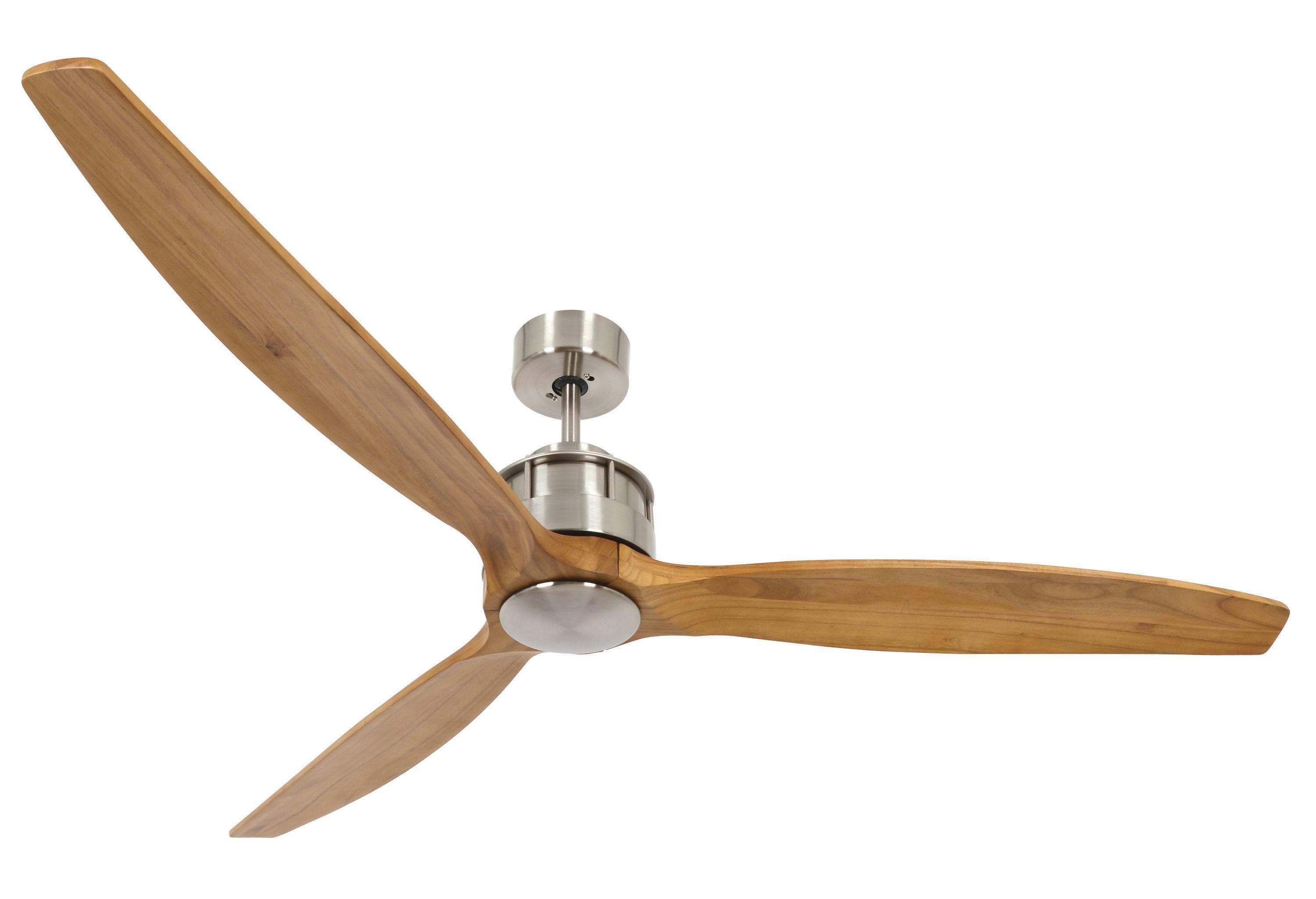 Beacon Deckenventilator Airfusion Akmani Teak Chrom