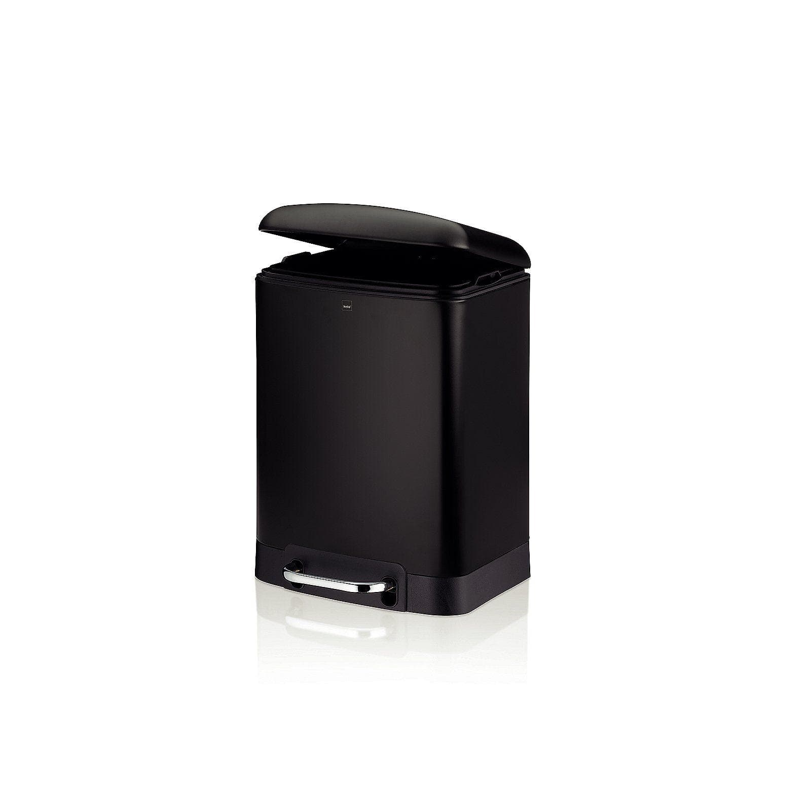 Kosmetikeimer DAVINO Edelstahl Schwarz 6 Liter