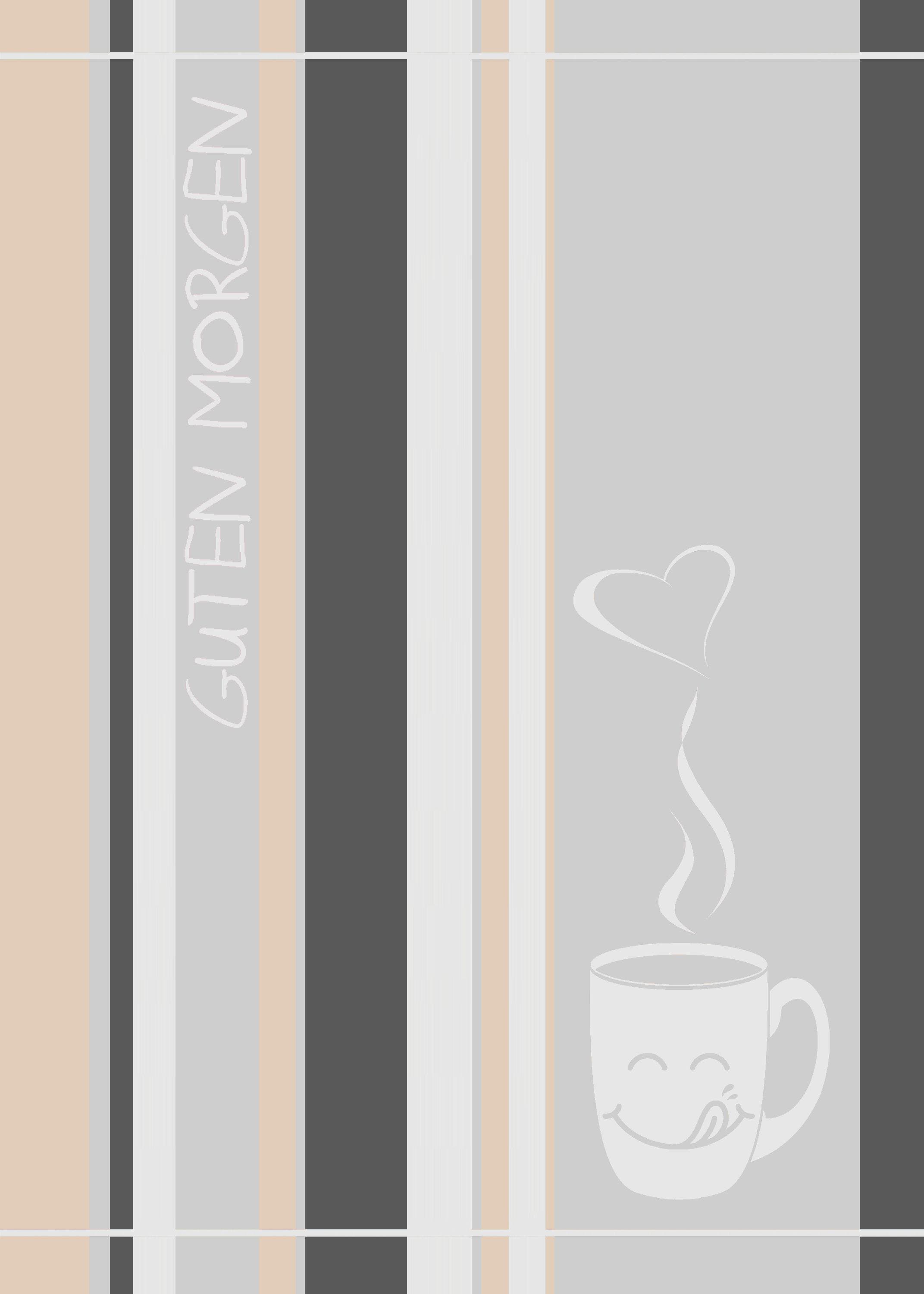 Geschirrtuch Baumwolle Grau