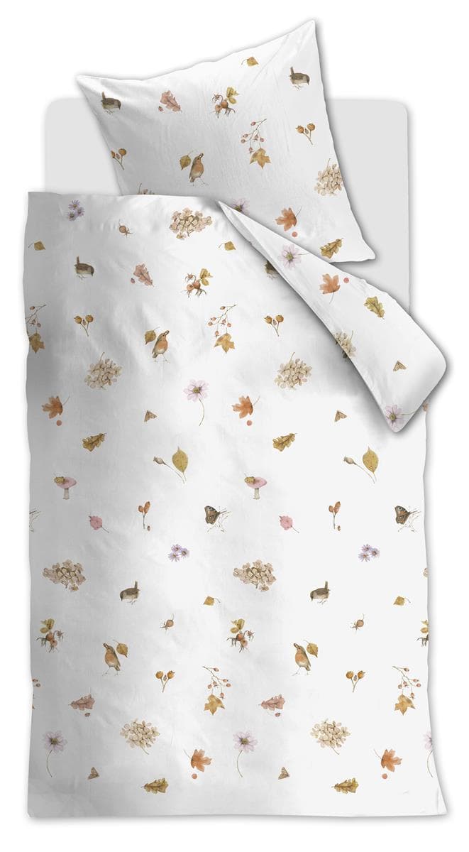 Beddinghouse Bettwäsche SEASIDE Biber Naturprint