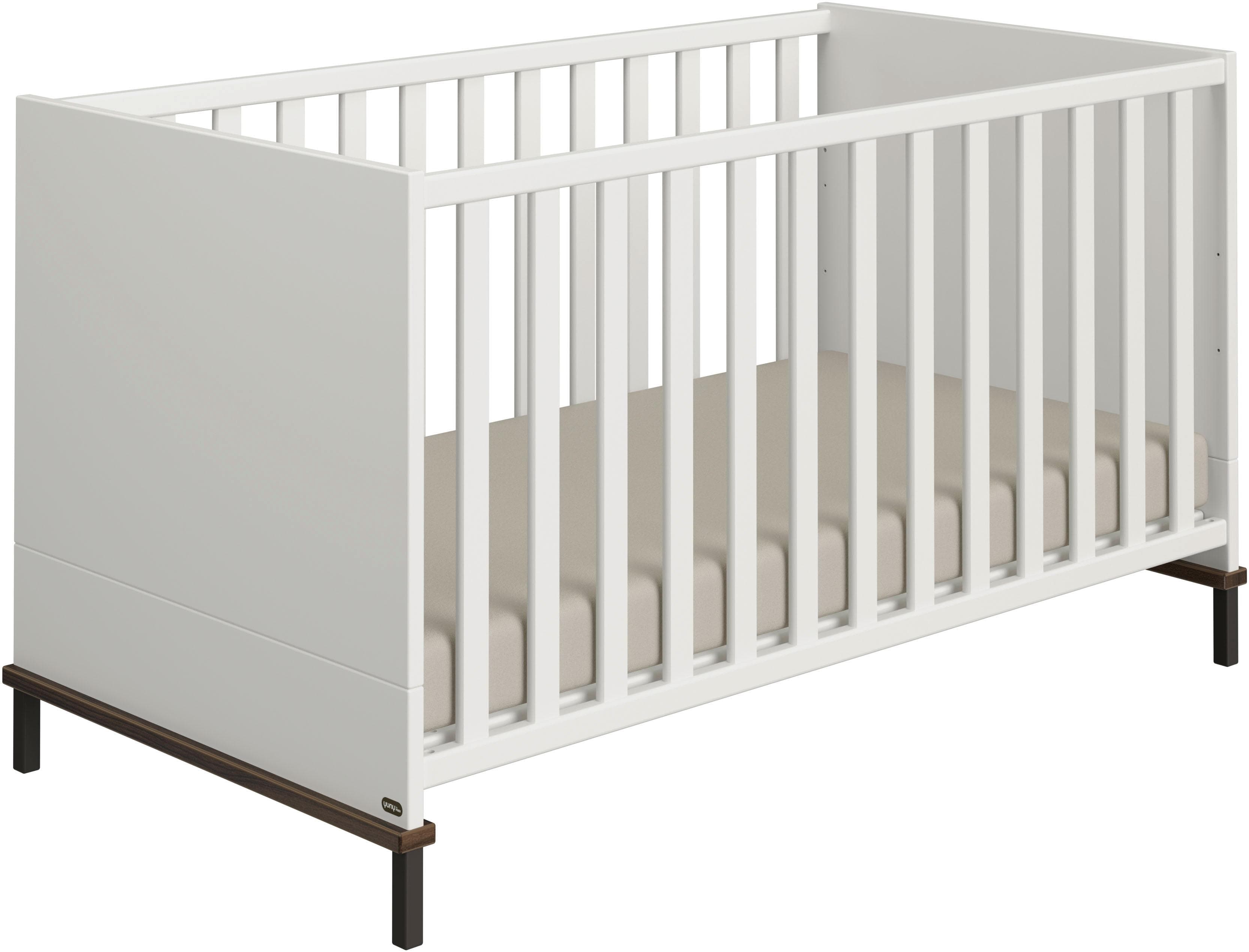 Babybett YUNY BY PAIDI Lovely Aliv Off-White Massivholz