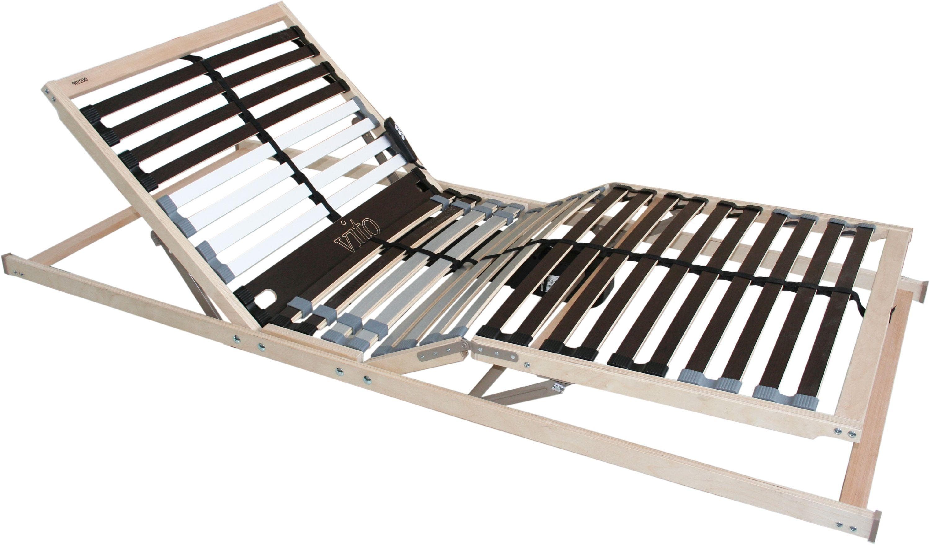 Vito MIREA Motor Lattenrost Elektrisch Verstellbar 28 Federholzleisten