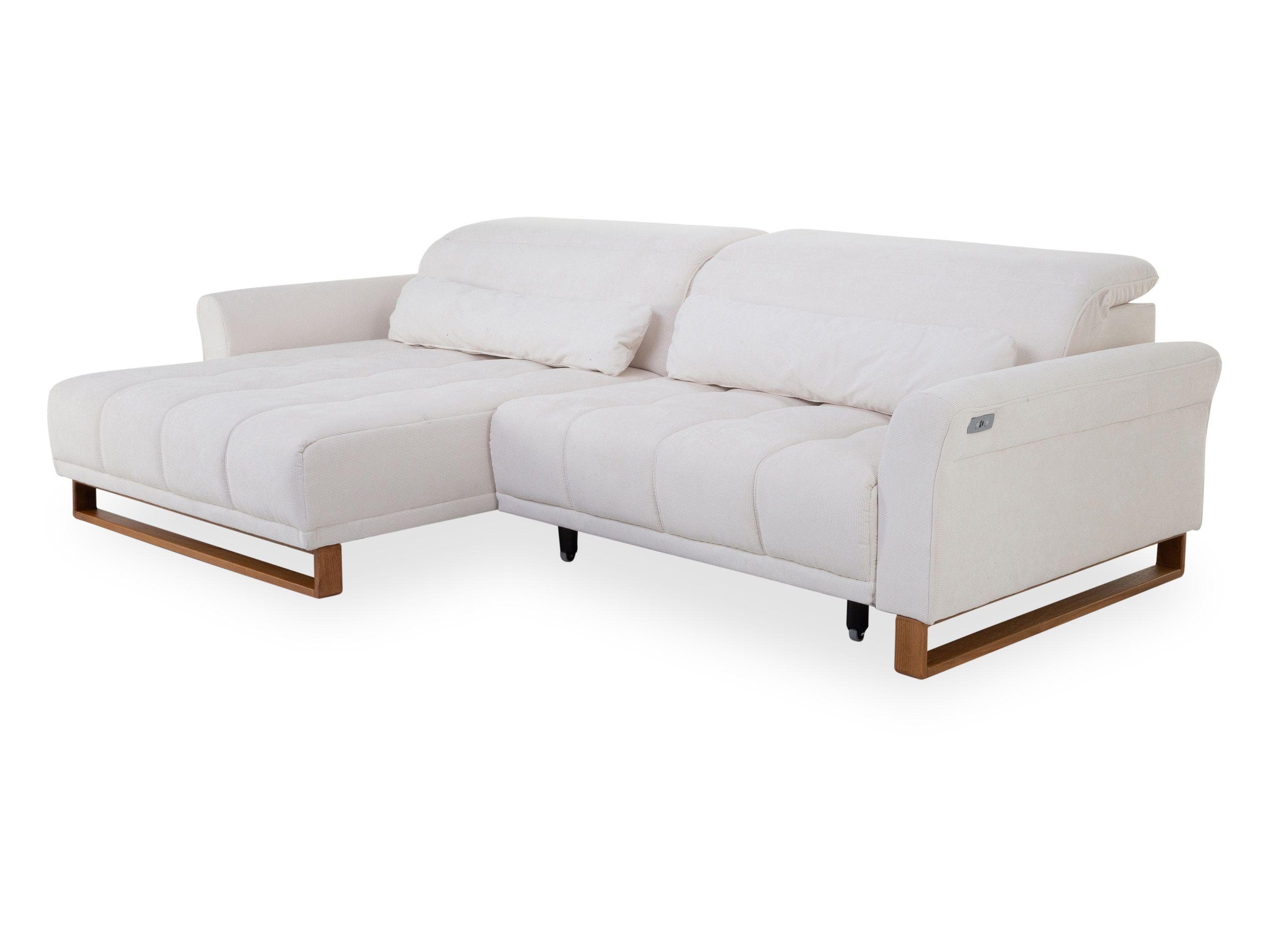 Polsterecke SANSIBAR SKEDA mit verstellbaren Kopfteilen