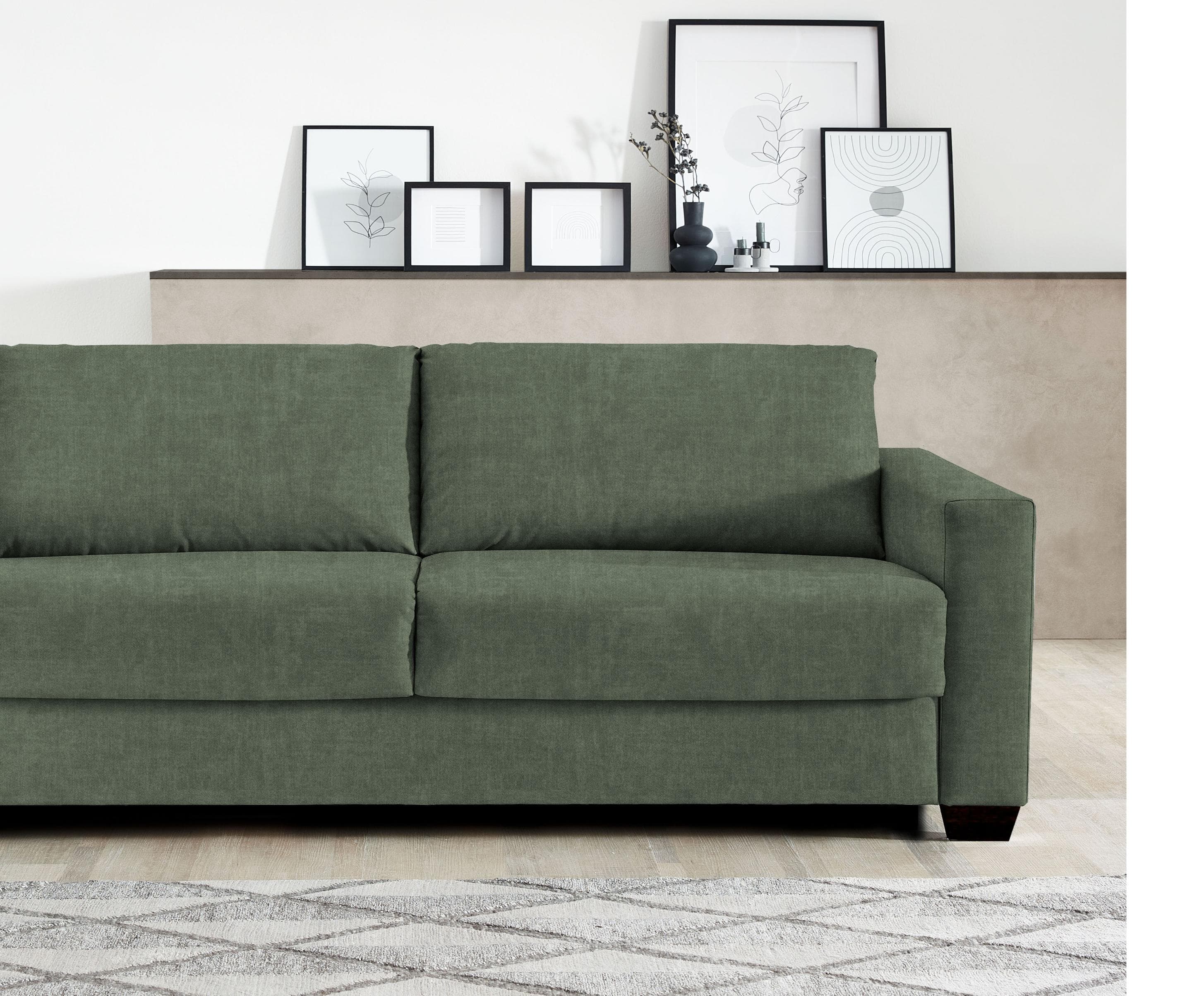 Bali Schlafsofa Denver Dauerschläfer Blaugrün