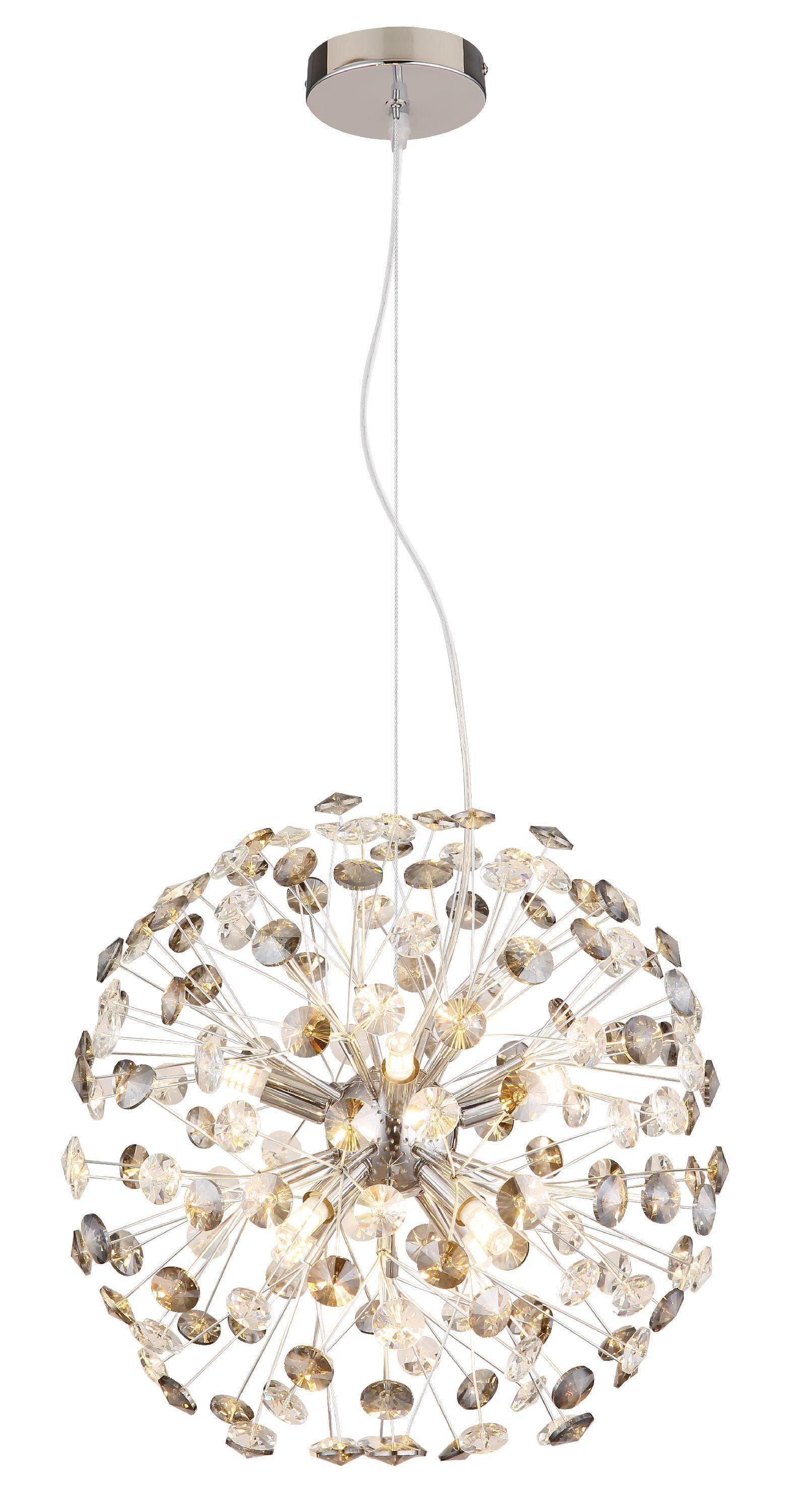 Kronleuchter KATRINA Metall verchromt mit K9 Kristallen