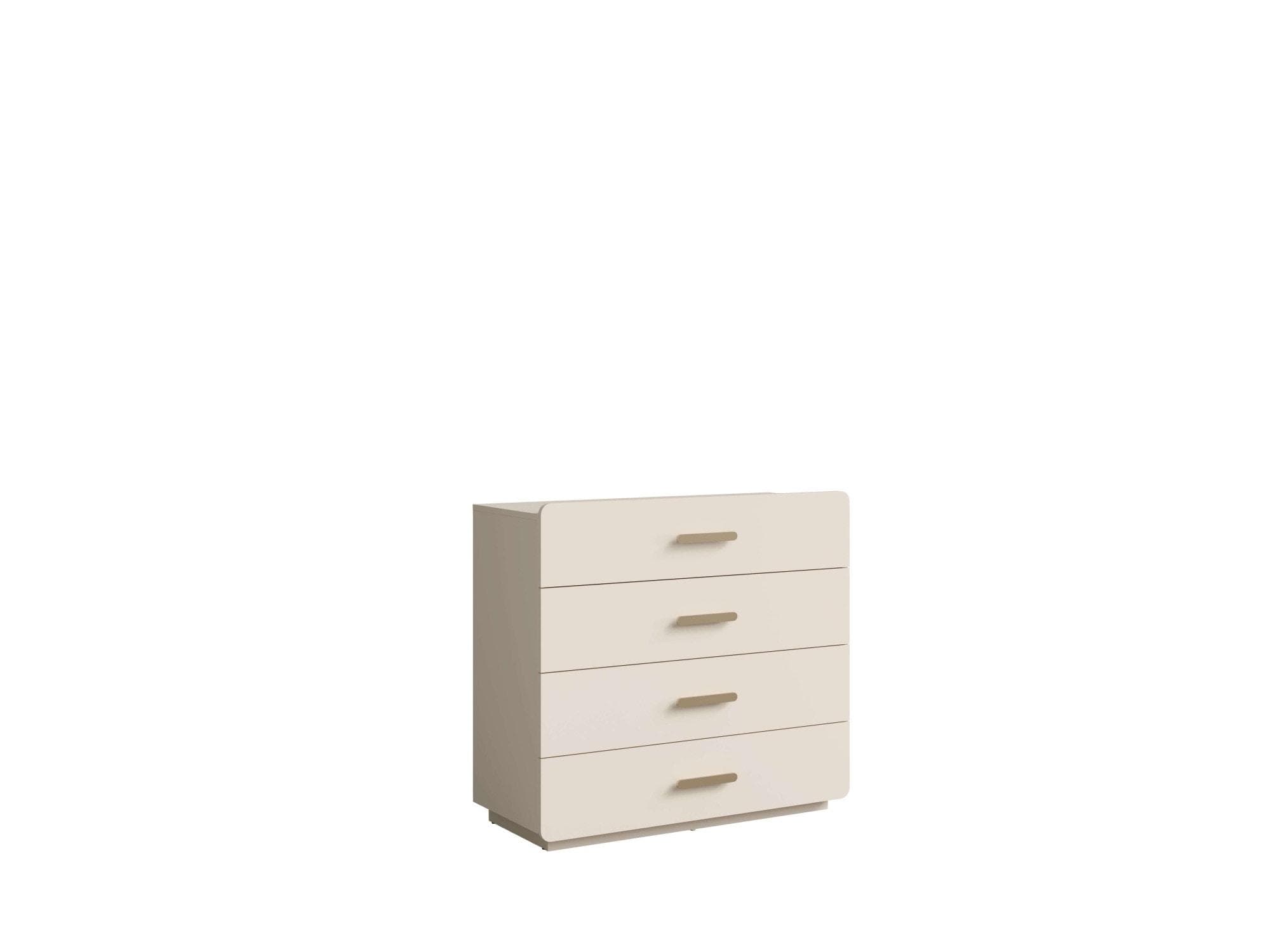 Kommode HOME AFFAIRE CLAREI Sideboard mit 4 Schubladen, Beige, Melamin
