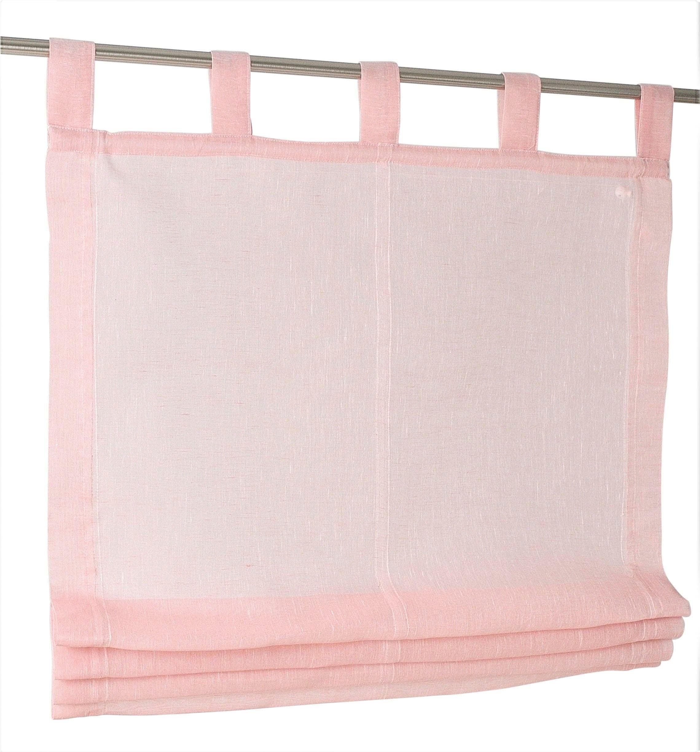 Kutti Raffrollo Brondby: Halbtransparentes Polyester-Schlaufenrollo in 4 Farben