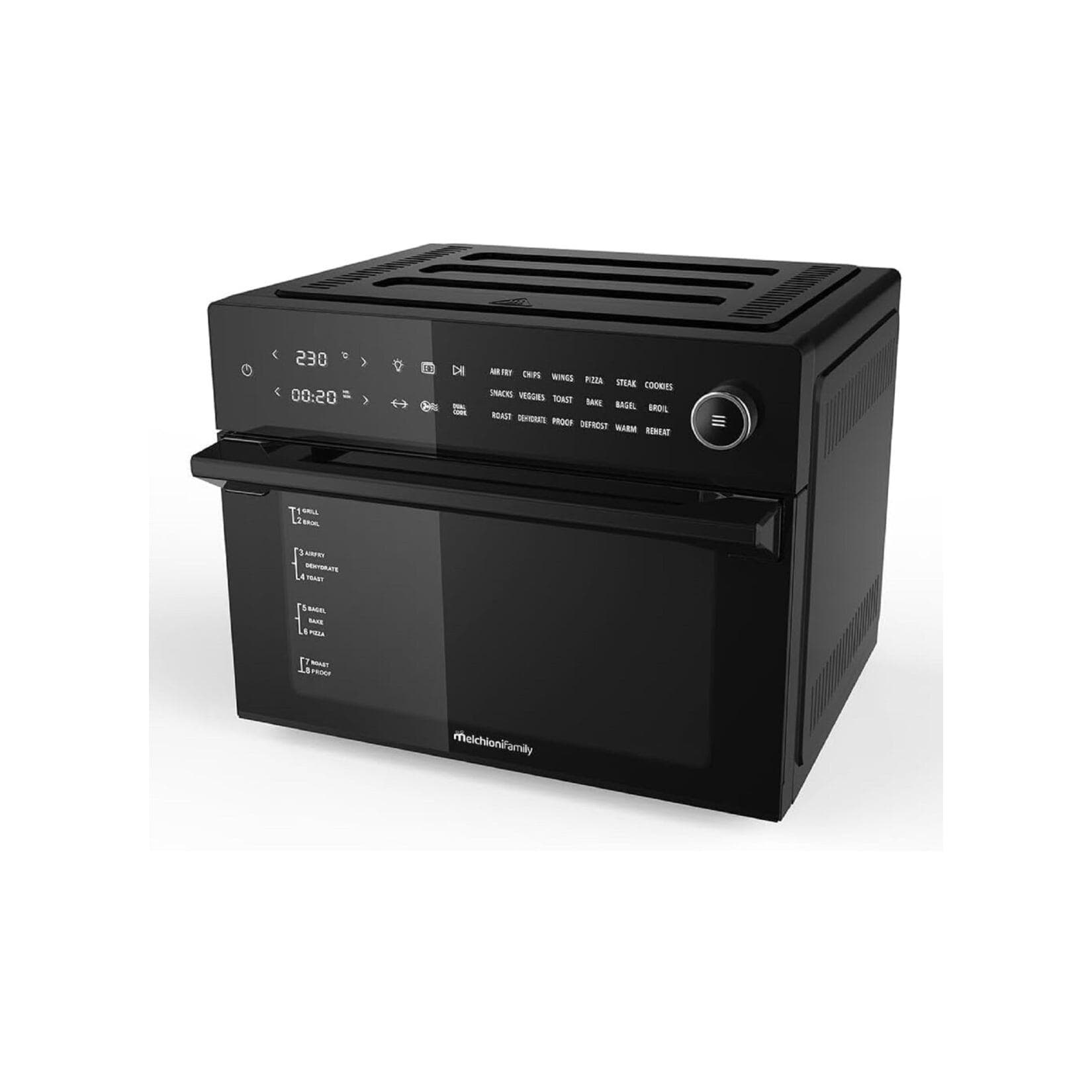 Melchioni Heißluftfritteuse BENEDETTA 1800W 30L