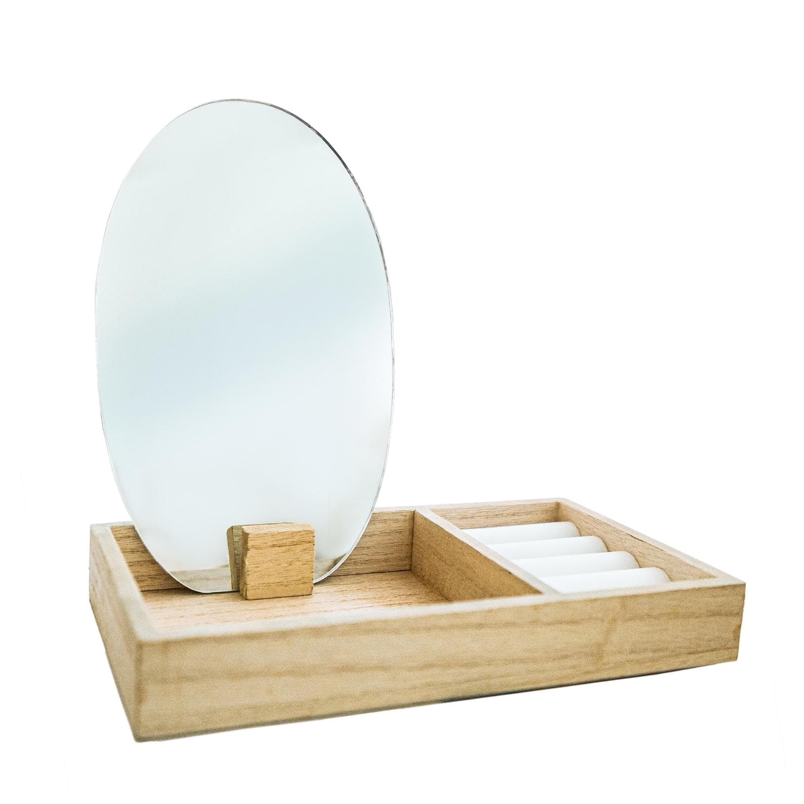 HTI-Living Schmuckkasten Viola Beige mit Spiegel