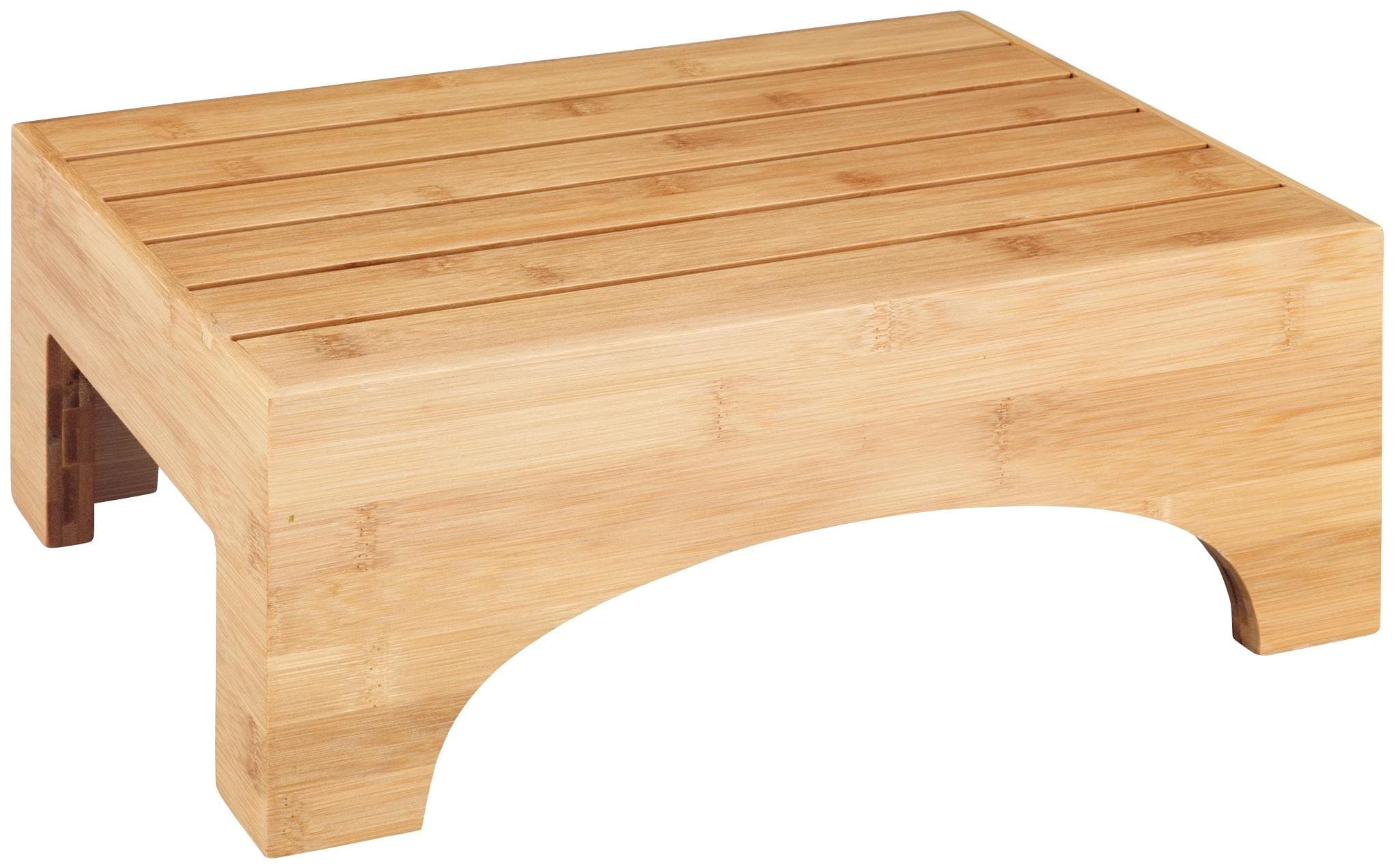 Bambus Sitzhocker - Stabiler Hocker in Naturbraun