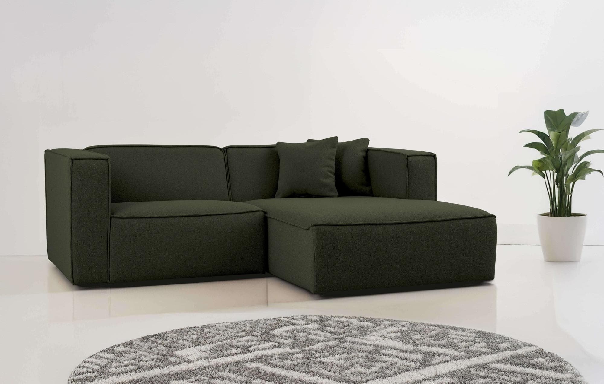 Ecksofa OTTO HOME Tammie Khaki mit Recamiere
